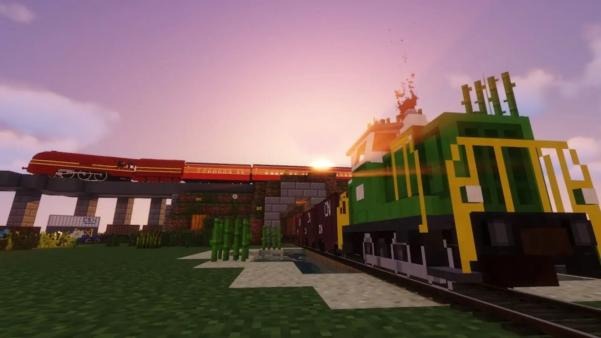 Лучшие моды на поезда и железную дорогу в Minecraft - изображение