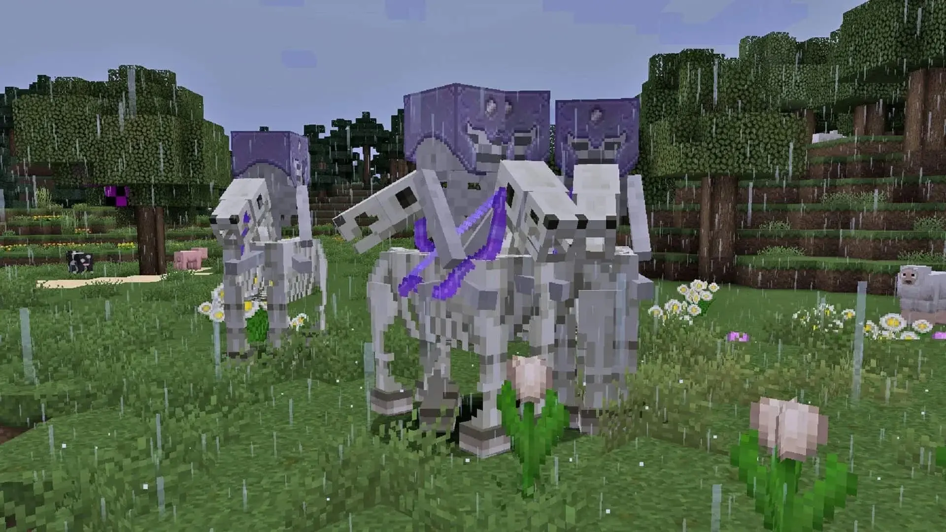 Скелет в Minecraft: характеристики, виды и тактика боя - изображение
