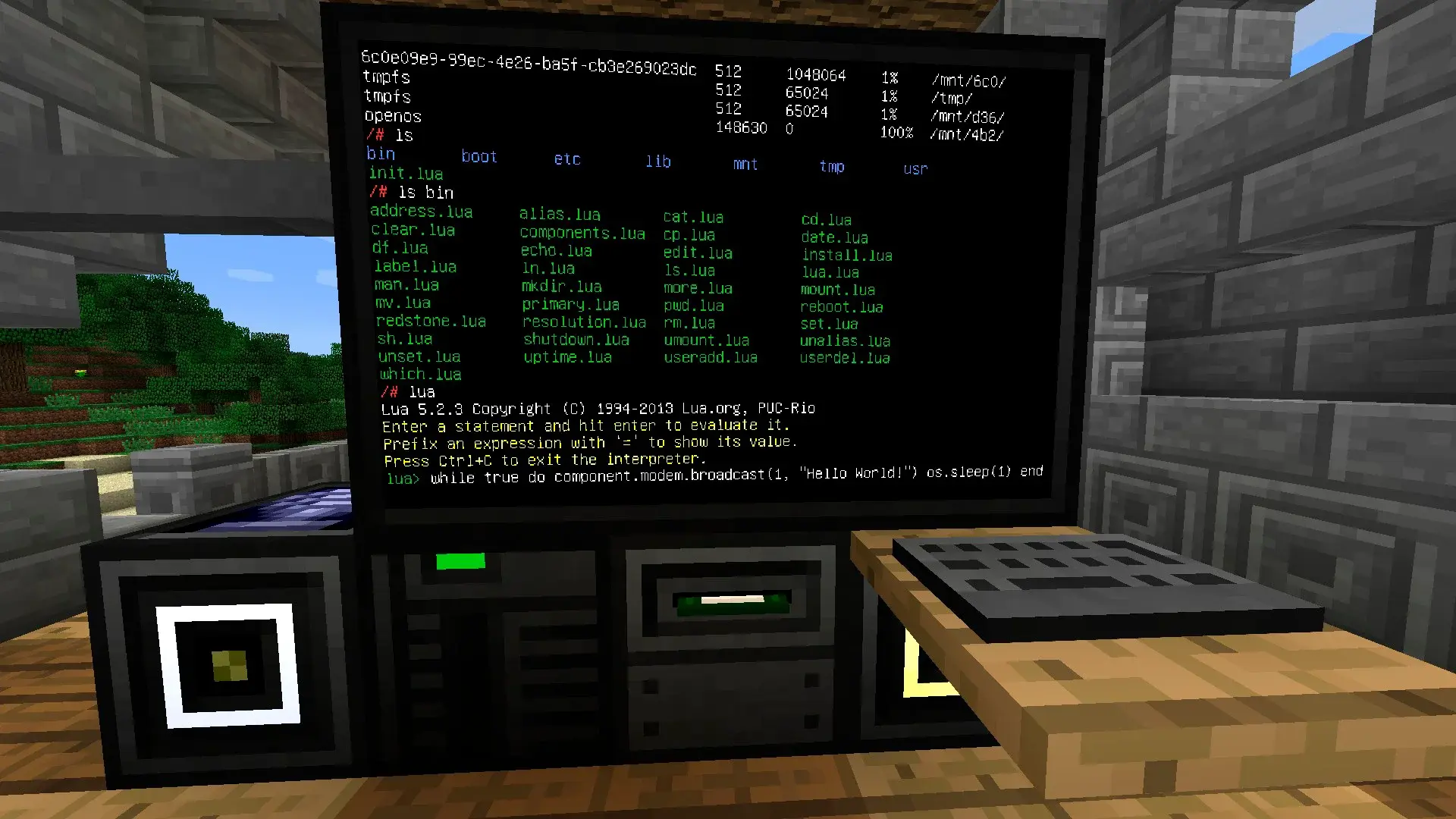 Как сделать компьютер в Minecraft: моды и крафт - изображение