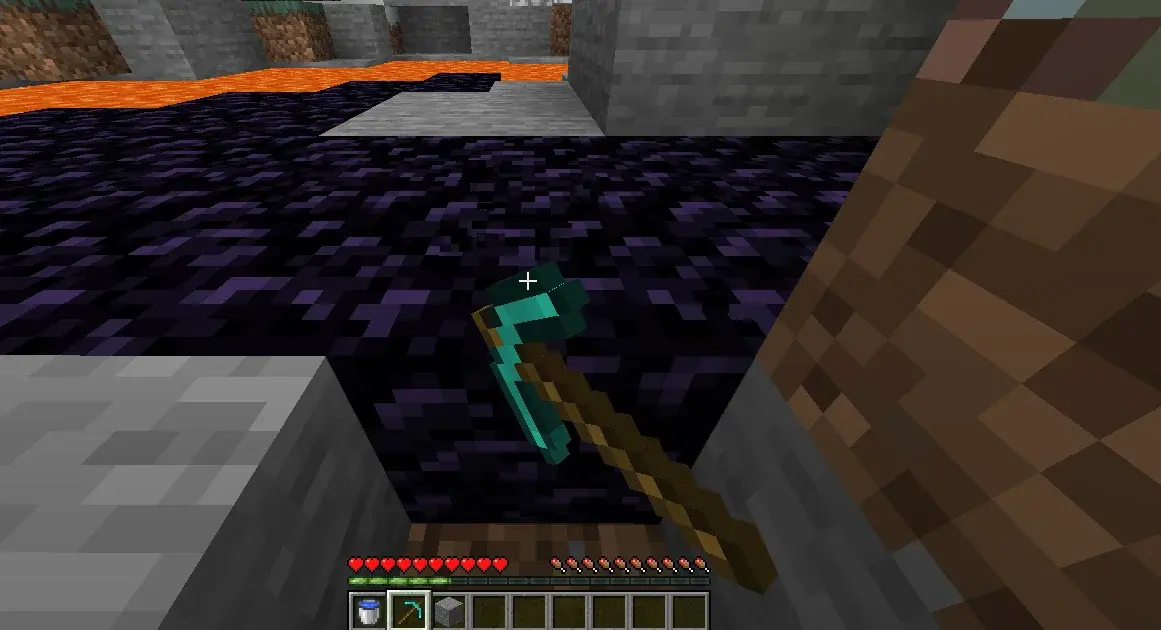 Как получить обсидиан в Minecraft - изображение