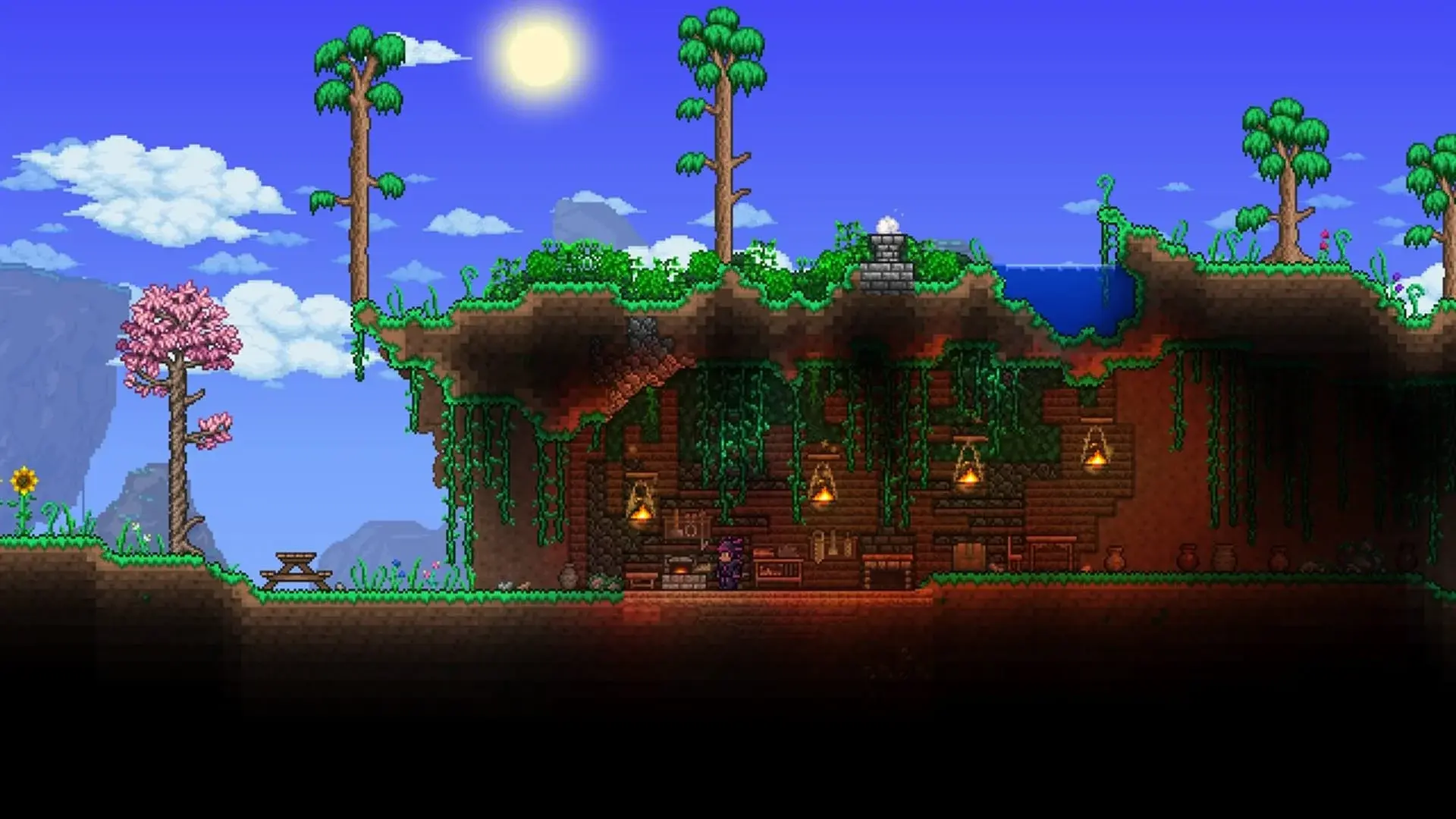 Terraria. Как использовать Зелье червоточины - изображение