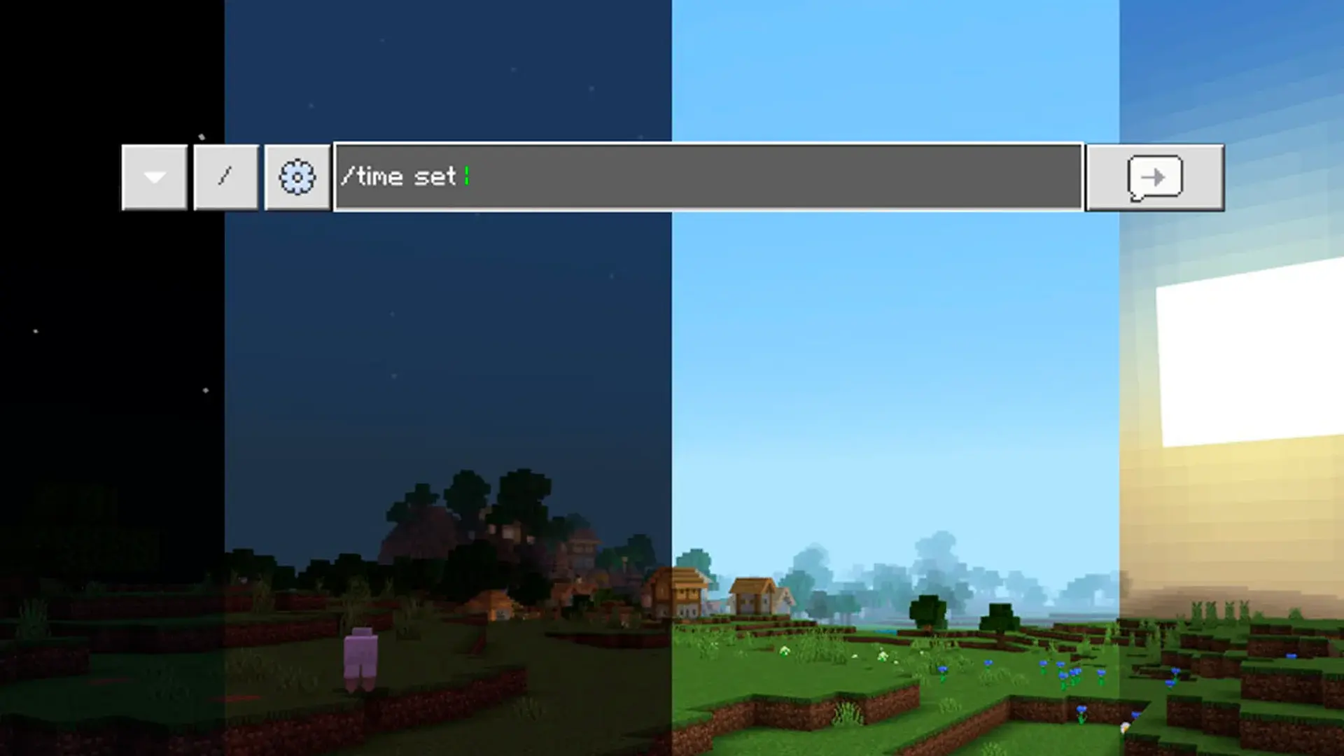 Команды для удаления блоков и установки невидимых барьеров в Minecraft - изображение