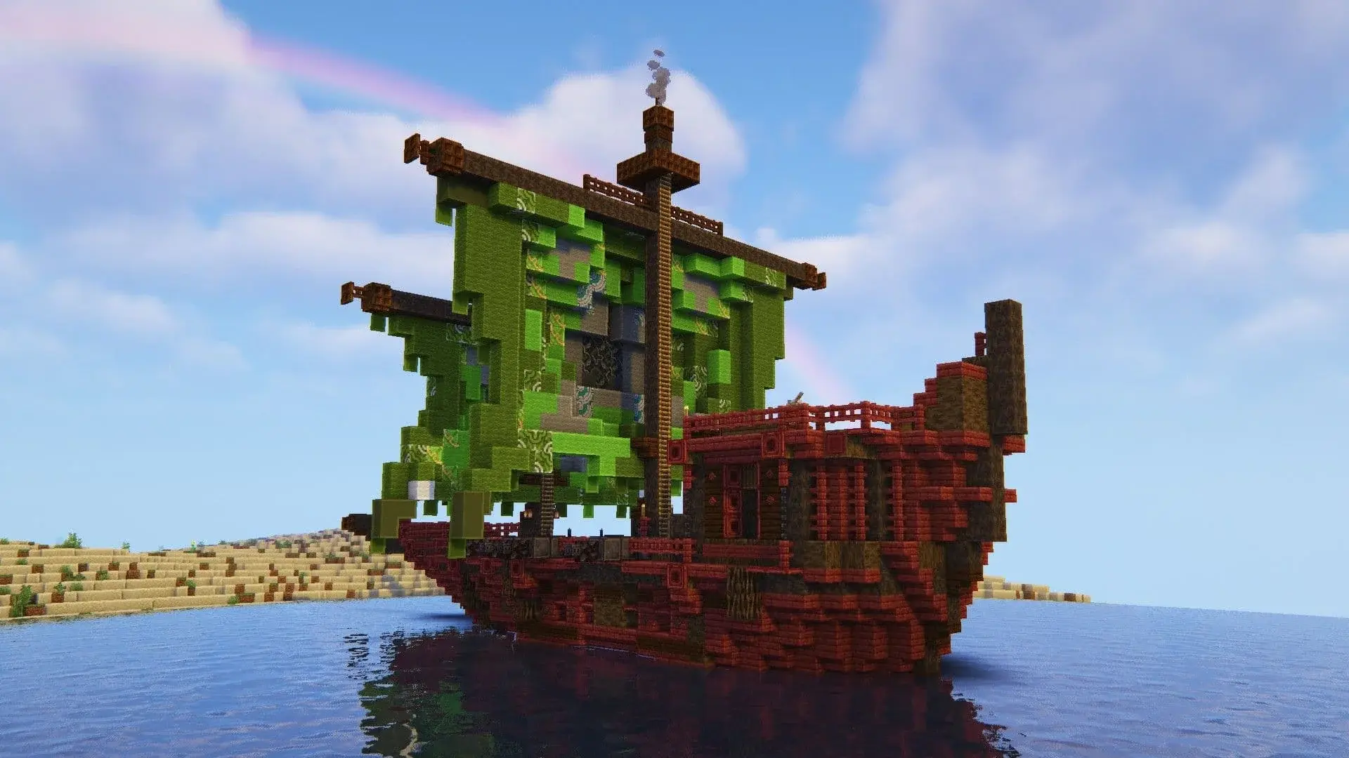 Корабли в Minecraft: лучшие моды и постройки - изображение