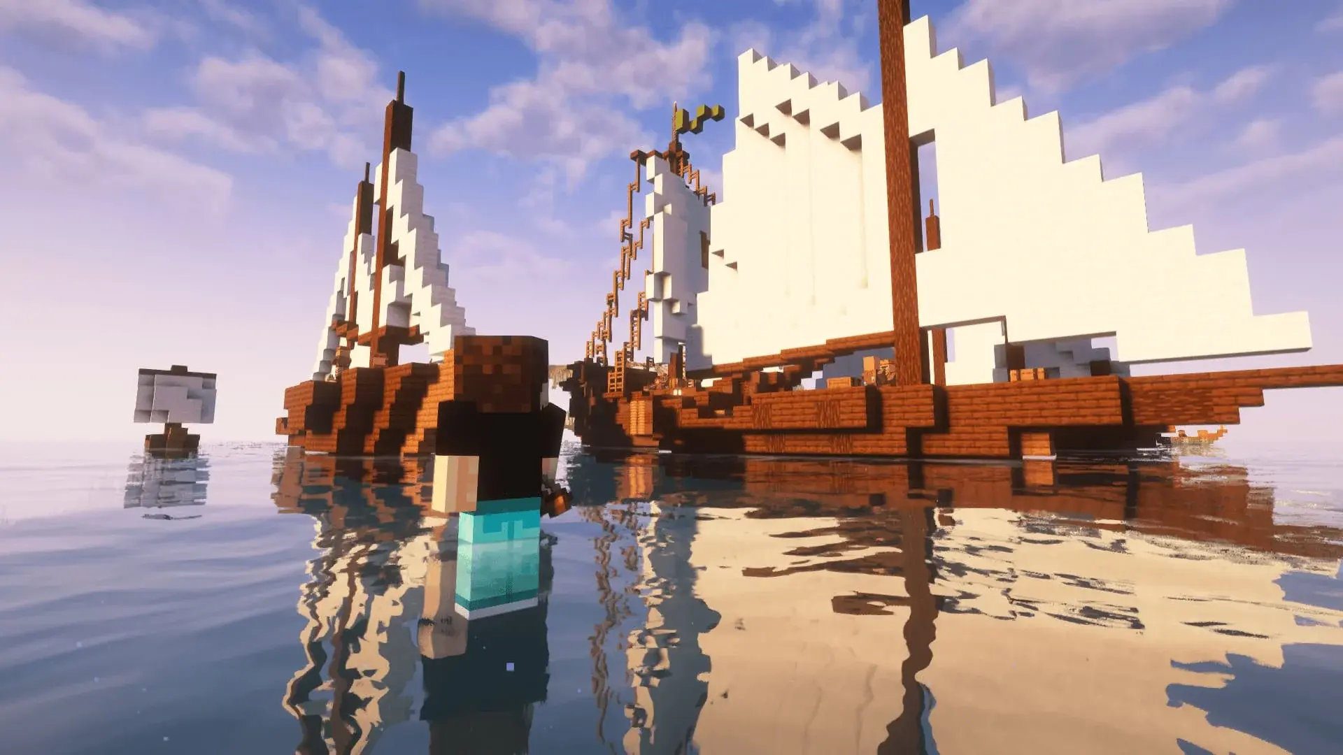 Корабли в Minecraft: лучшие моды и постройки - изображение