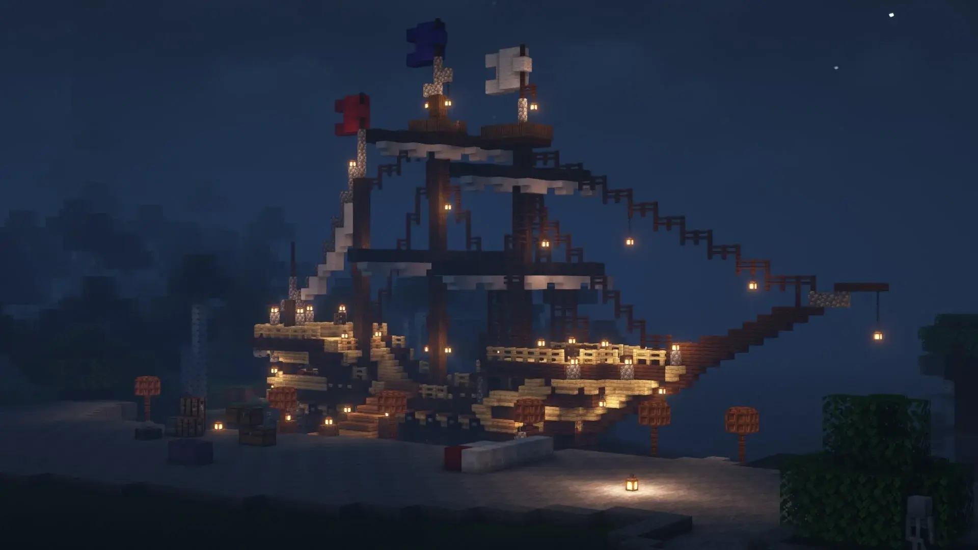 Корабли в Minecraft: лучшие моды и постройки - изображение
