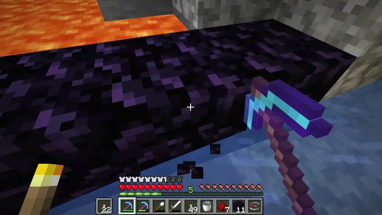 Как получить обсидиан в Minecraft - изображение