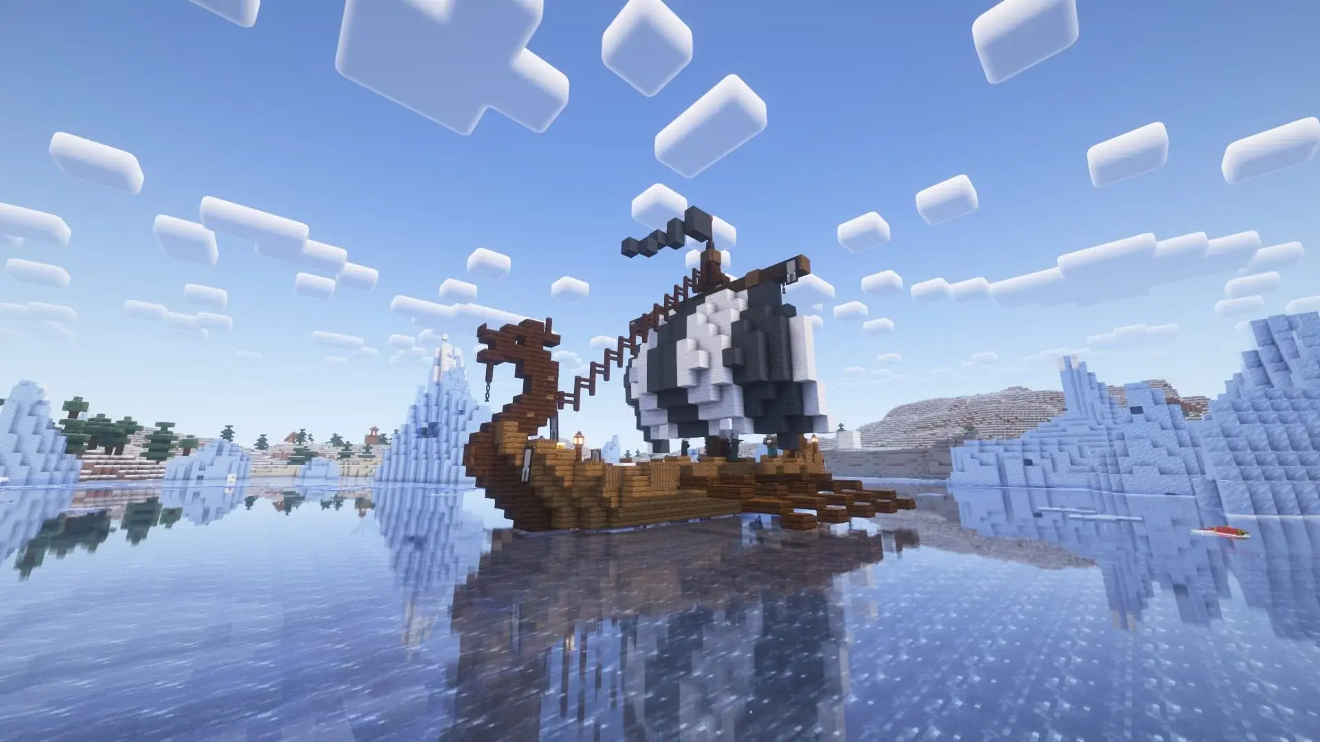 Корабли в Minecraft: лучшие моды и постройки - изображение