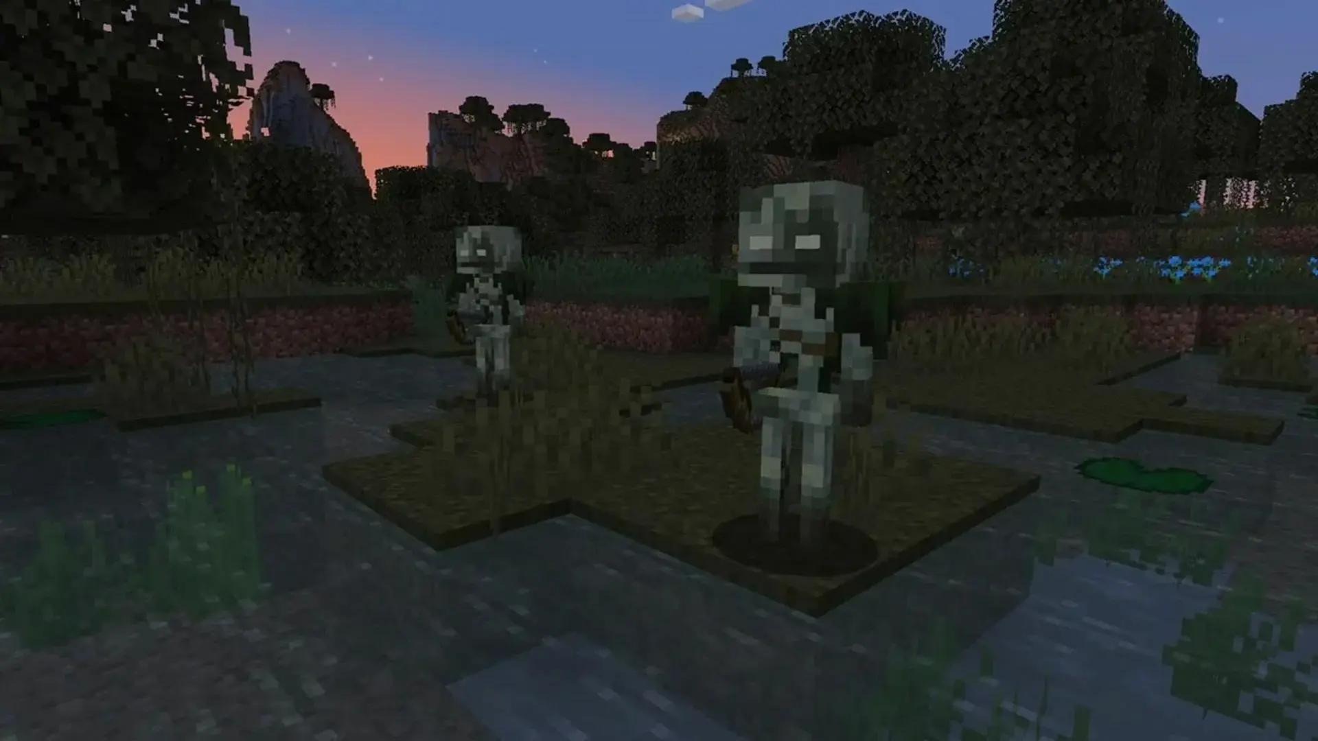 Скелет в Minecraft: характеристики, виды и тактика боя - изображение