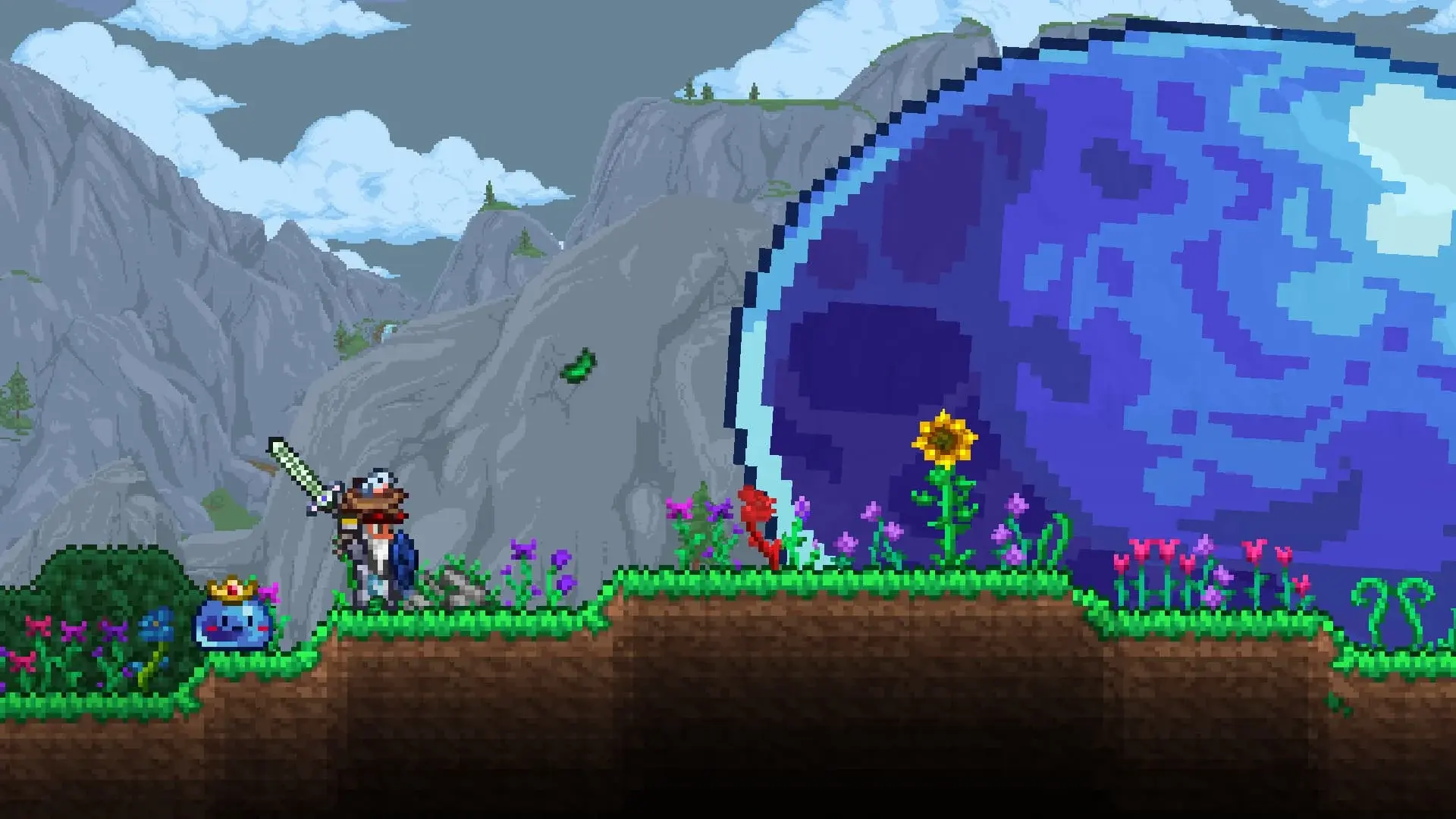 Terraria. Как использовать Зелье червоточины - изображение