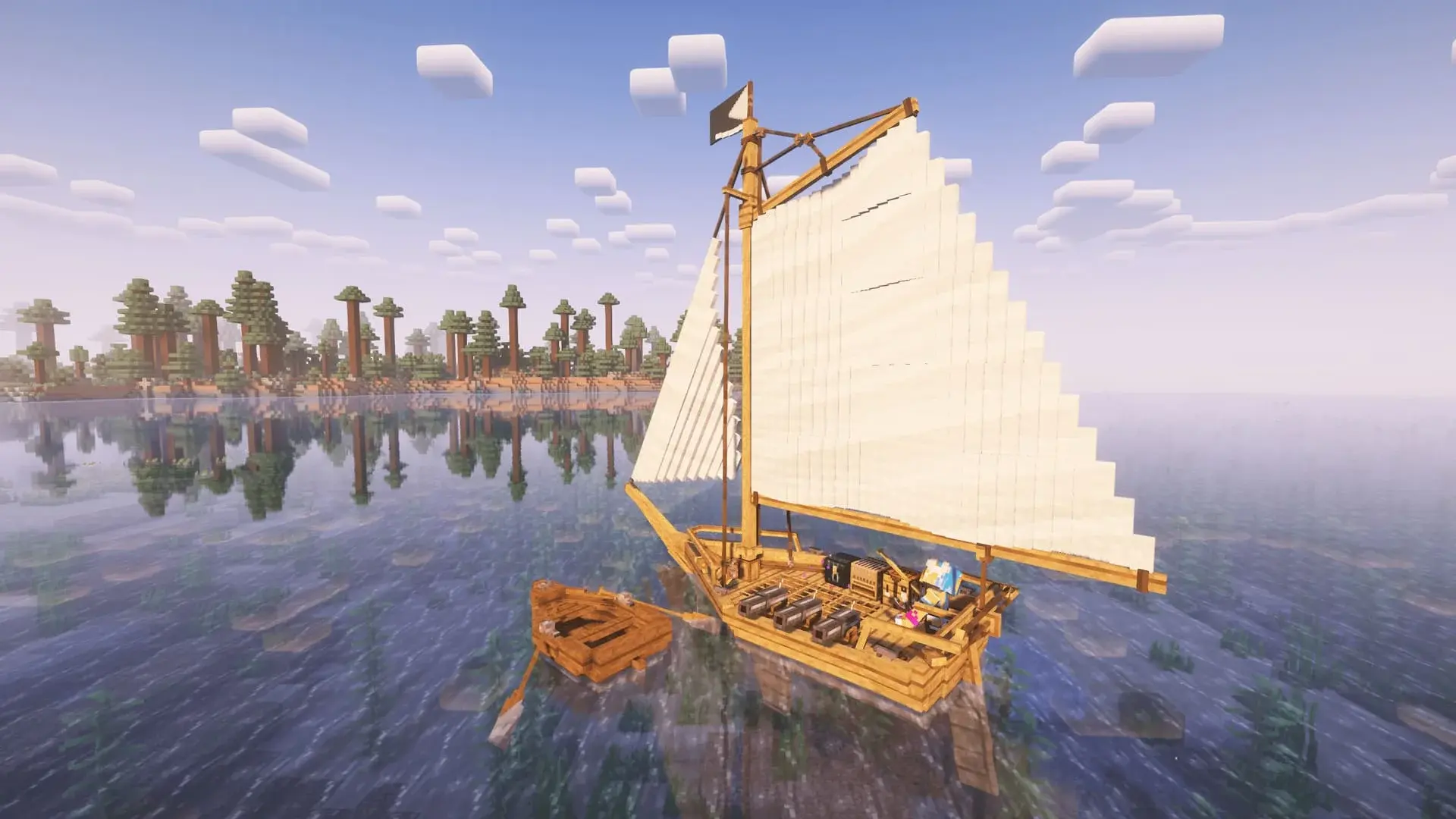 Корабли в Minecraft: лучшие моды и постройки - изображение