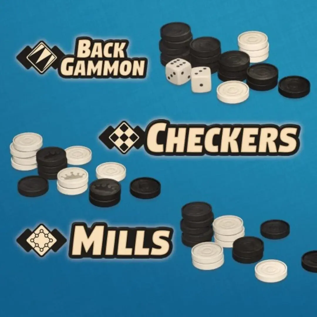 Купить Backgammon + Checkers + Mills - изображение
