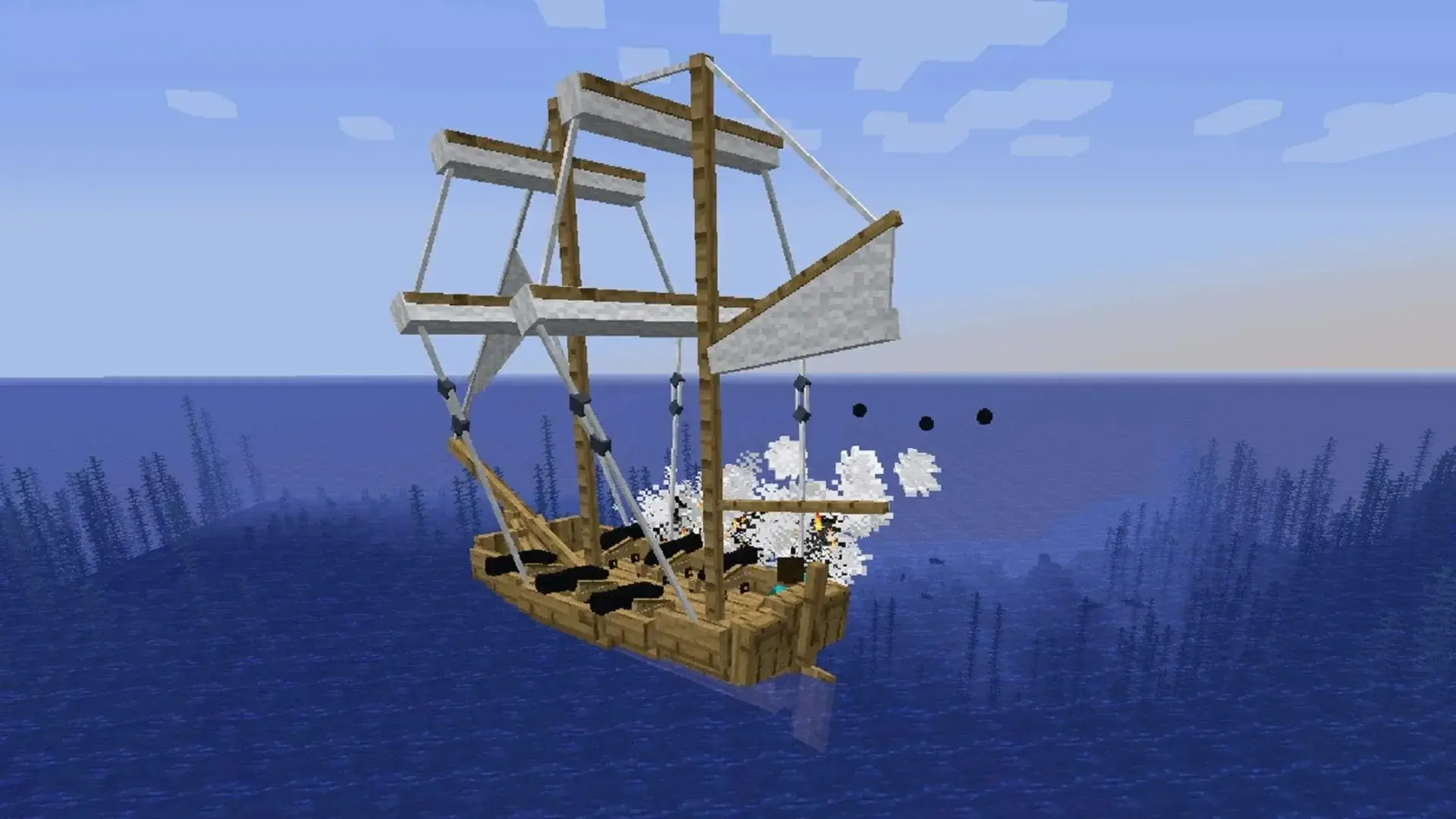 Корабли в Minecraft: лучшие моды и постройки - изображение
