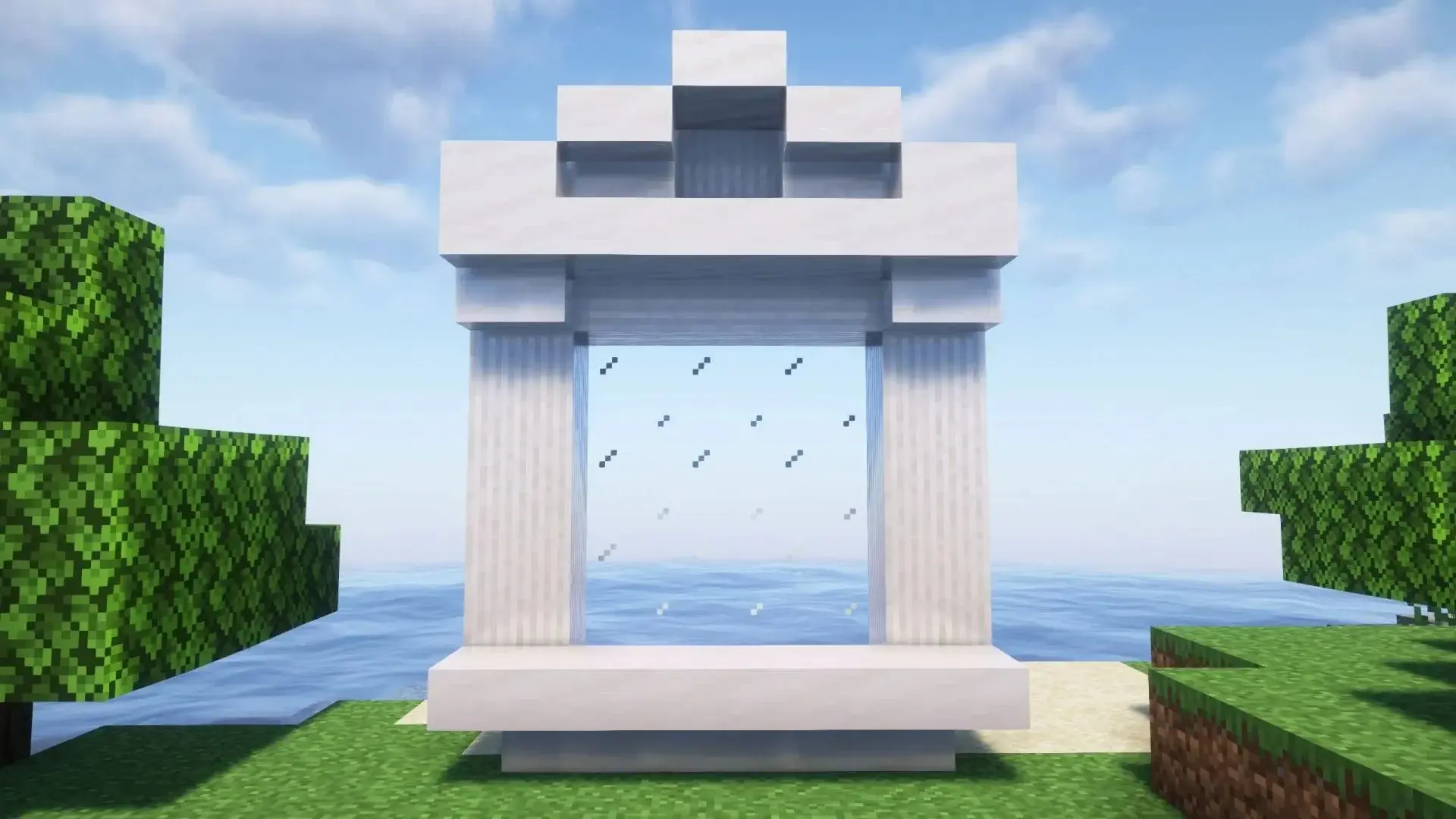Как сделать окно в Minecraft - изображение