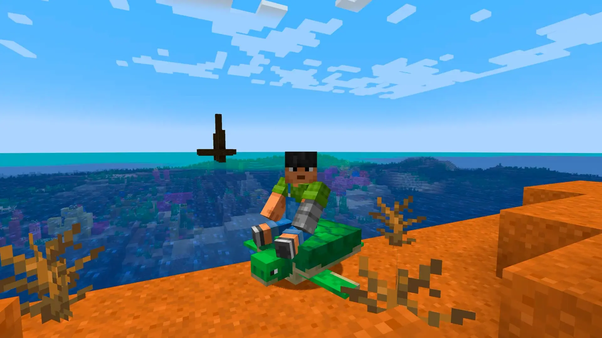 Как разводить черепах в Minecraft и сколько вылупляются яйца - изображение