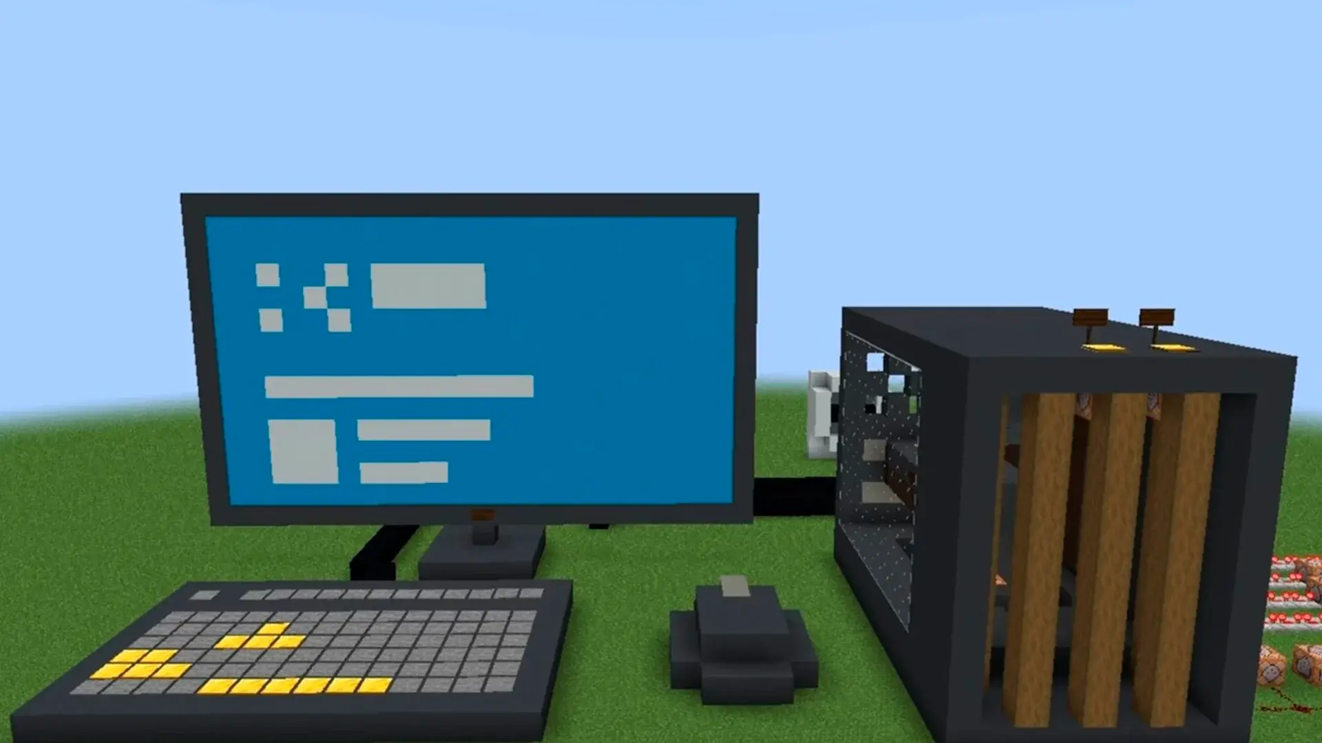 Как сделать компьютер в Minecraft: моды и крафт - изображение