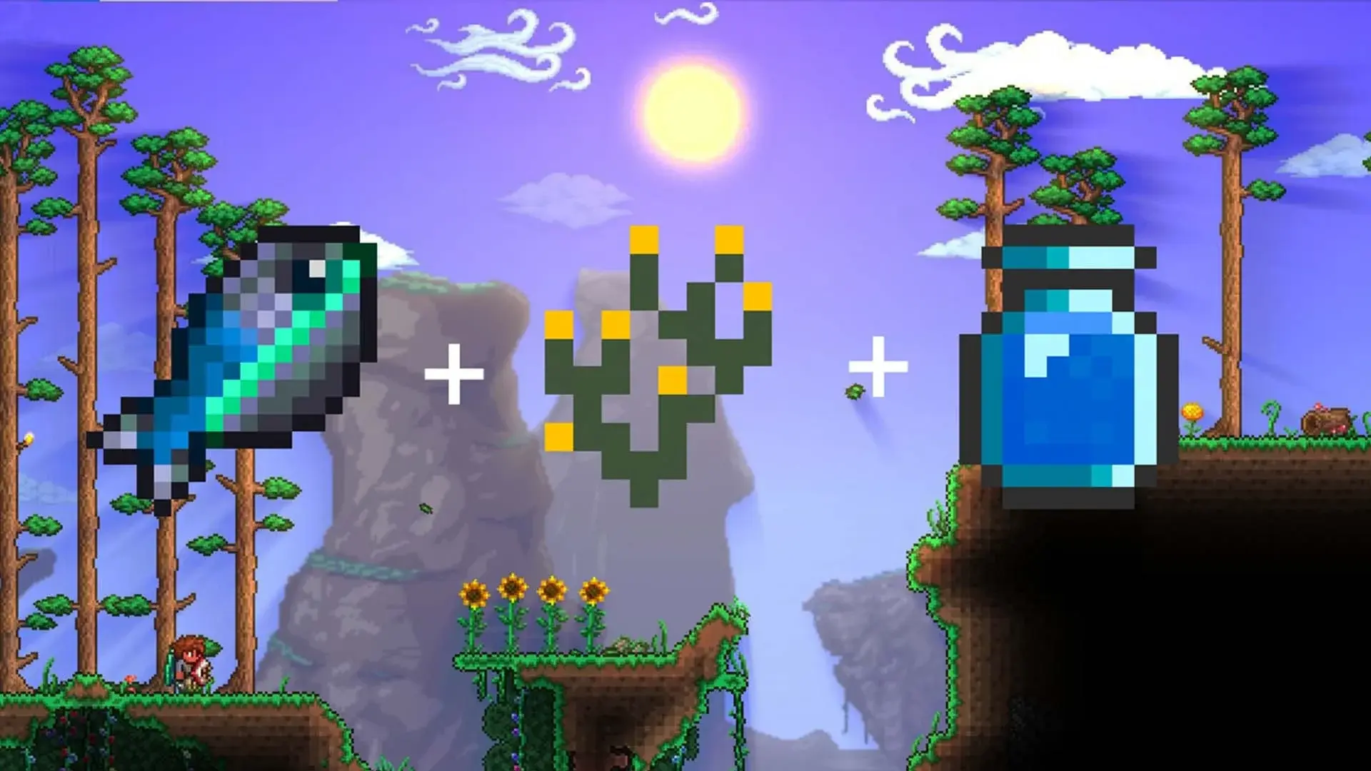 Terraria. Как использовать Зелье червоточины - изображение