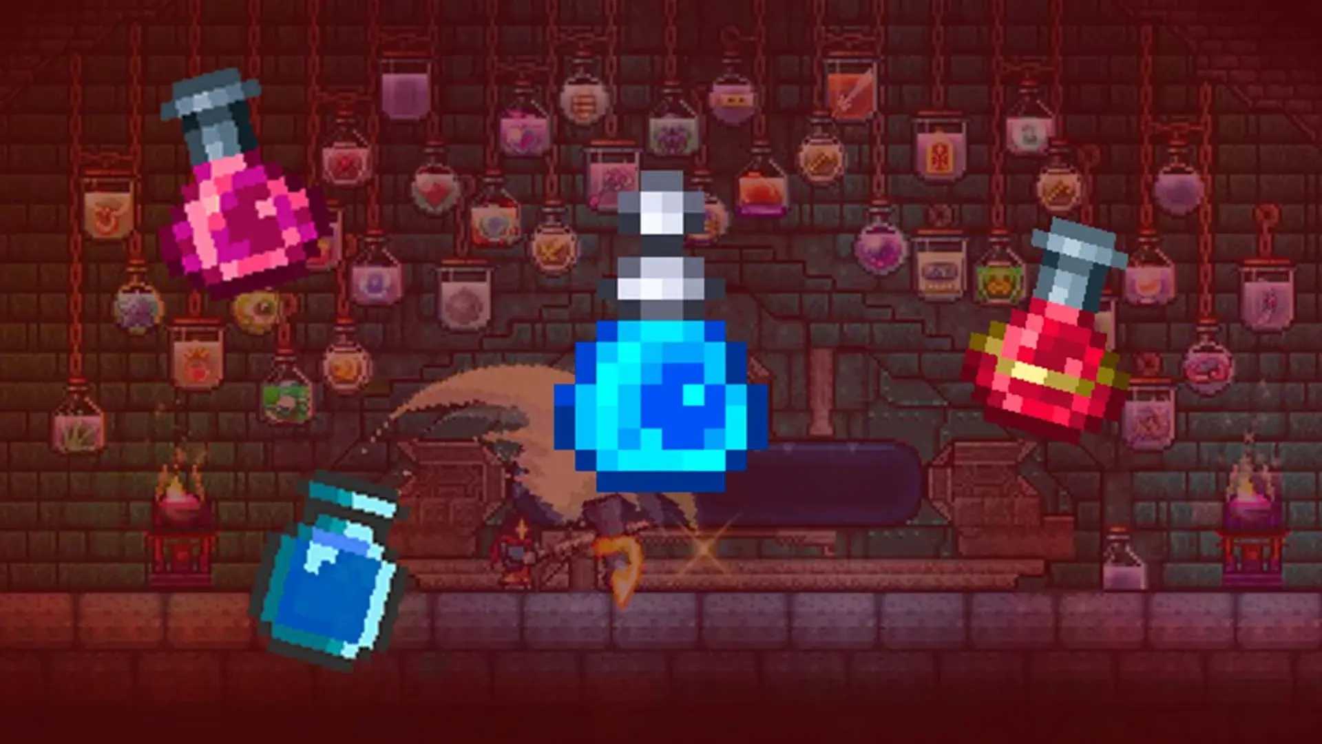Terraria. Как использовать Зелье червоточины - изображение