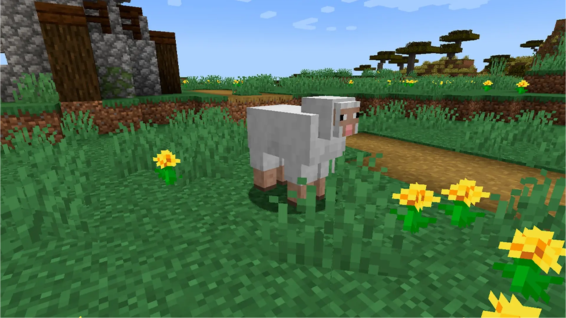 Что едят овцы в Minecraft и как их разводить - изображение