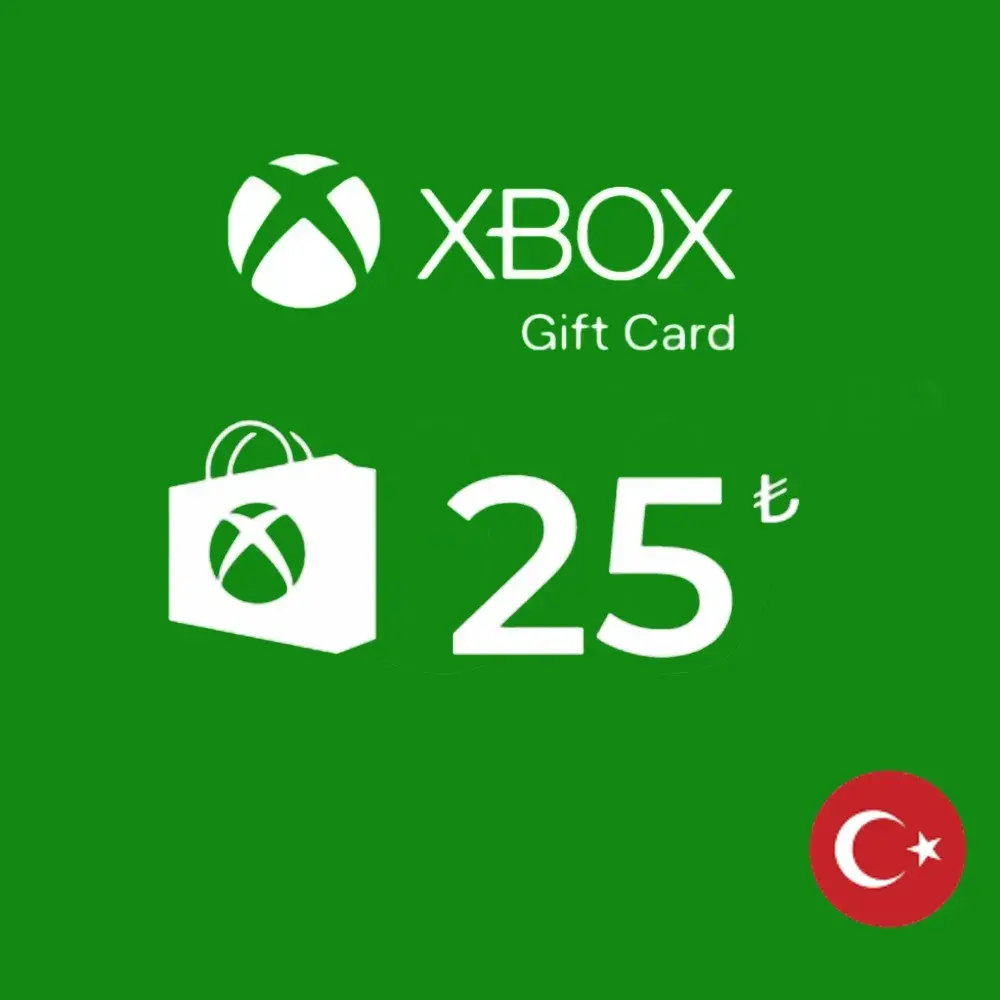 Купить Карта оплаты XBOX 25 TRY (Турция) - изображение