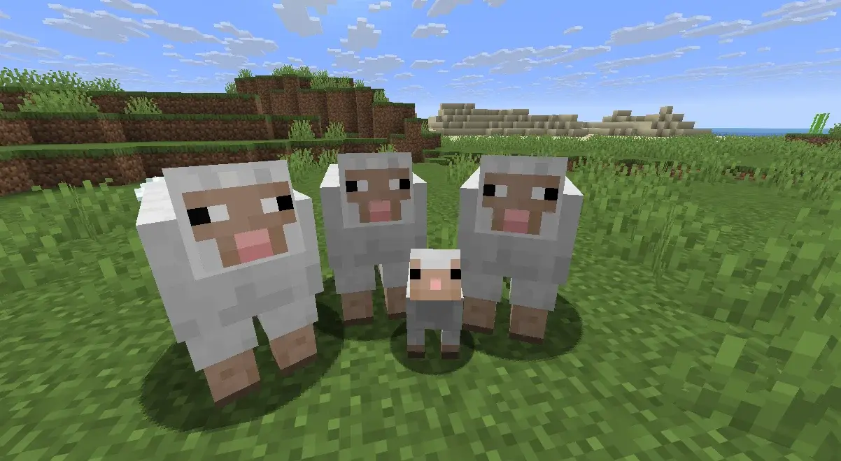 Что едят овцы в Minecraft и как их разводить - изображение