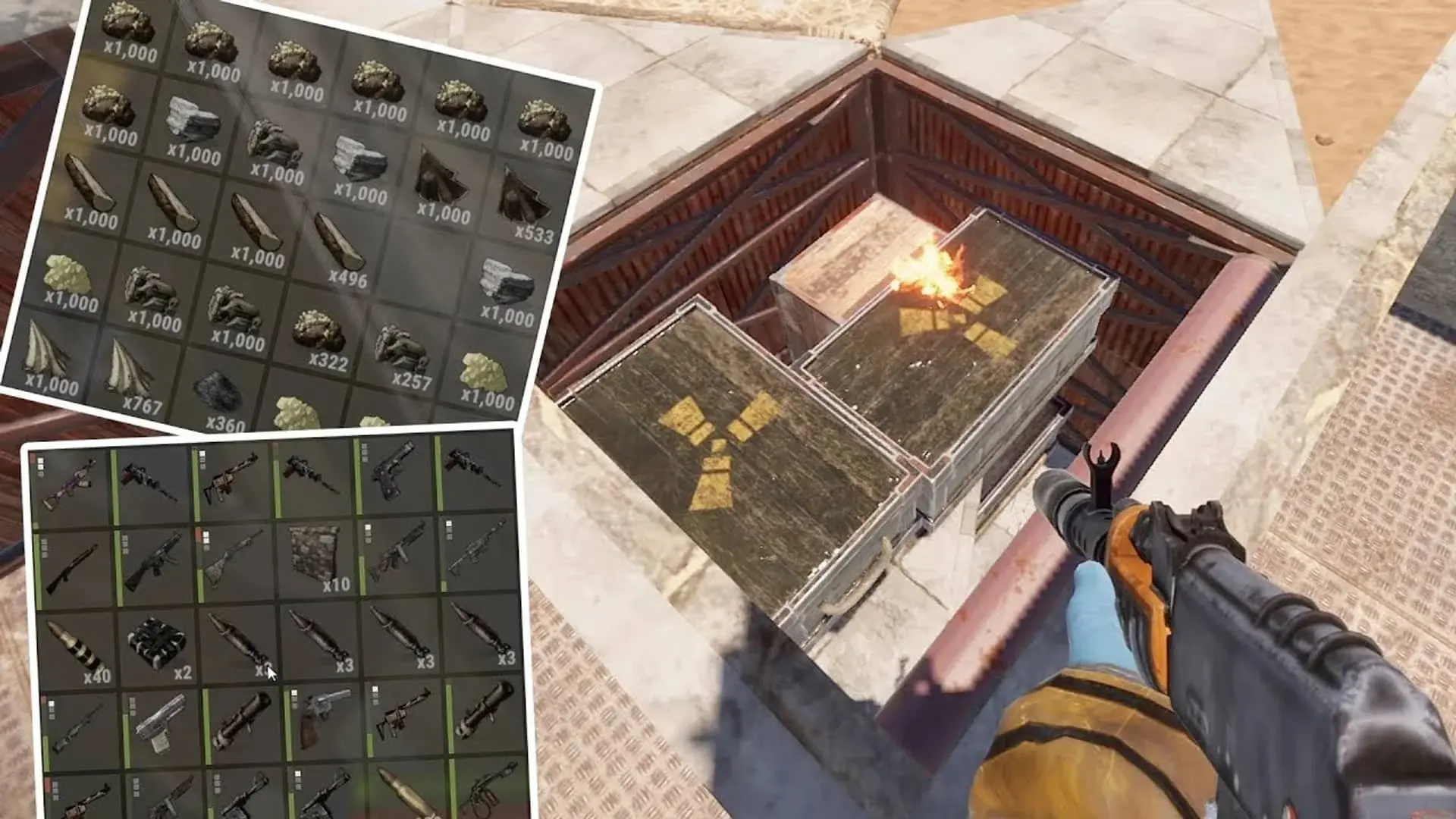 Rust. Как лутать Космодром - изображение
