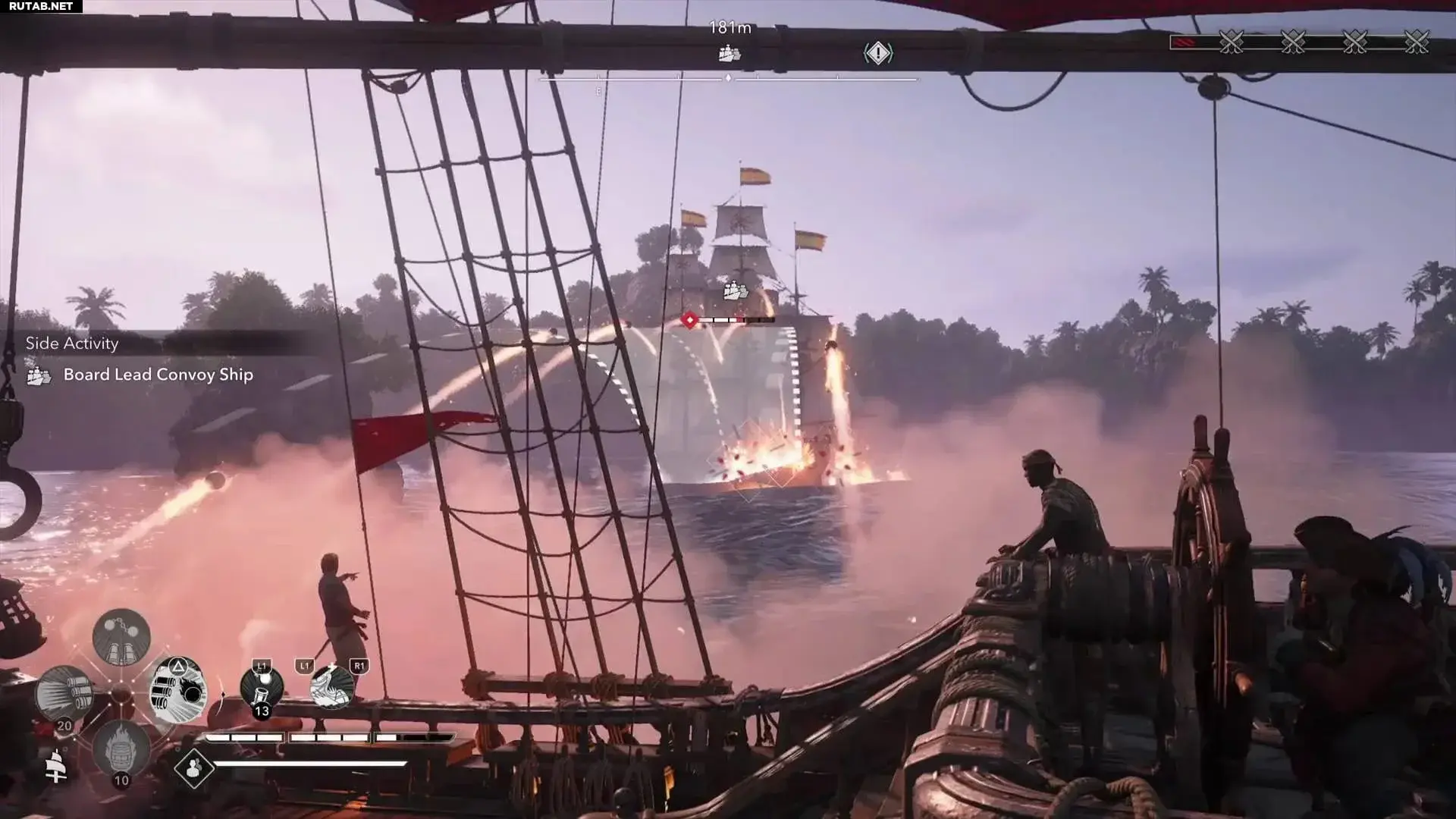 Assassin's Creed Black Flag Resynced. Тактика морского боя - изображение