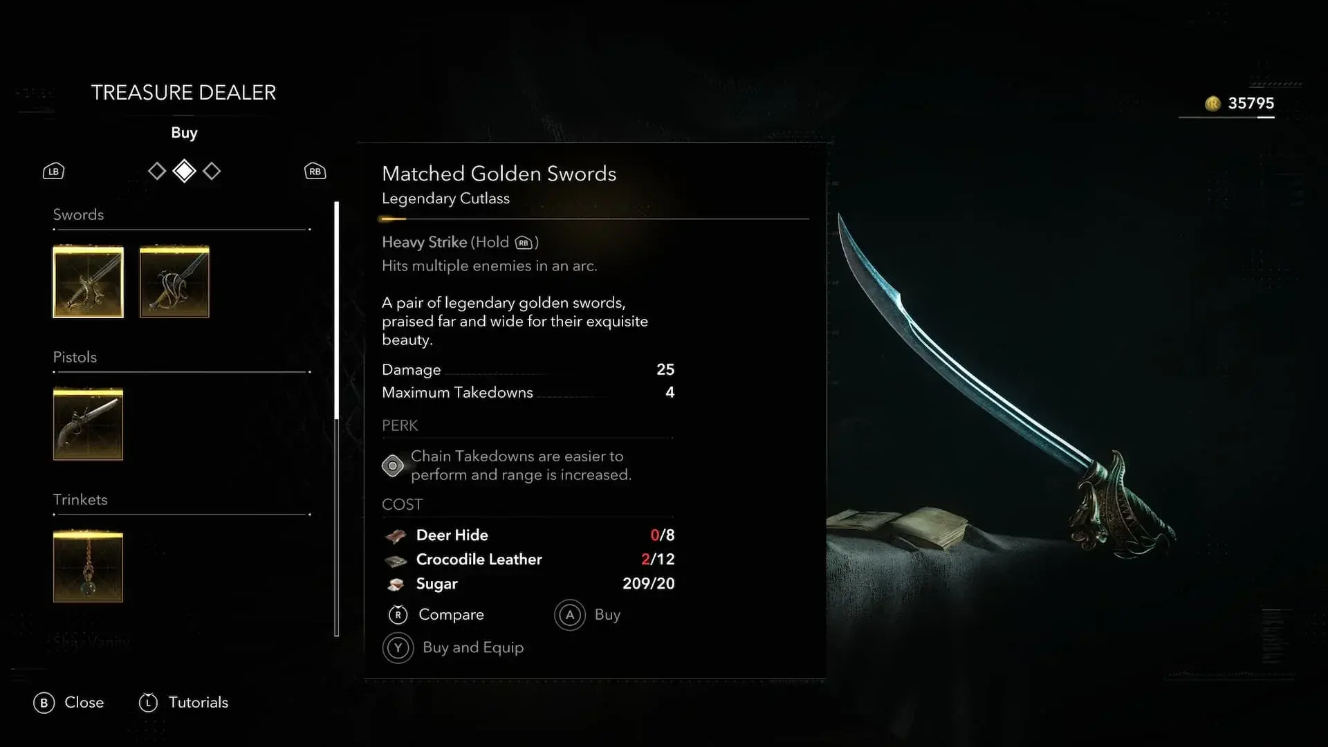 Assassin’s Creed Black Flag Resynced. Лучшие мечи - изображение