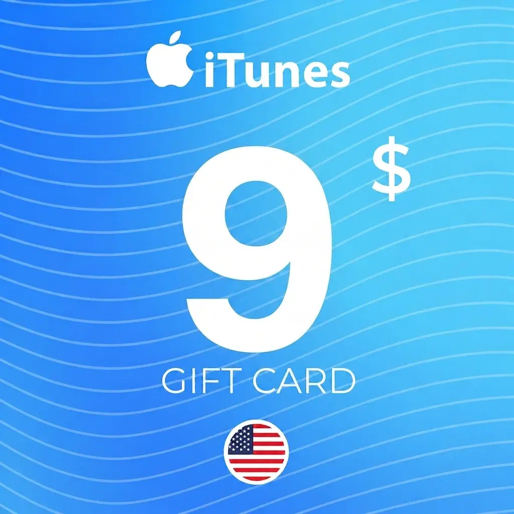 Купить Подарочная карта Apple App Store & iTunes 9 USD (США) - изображение
