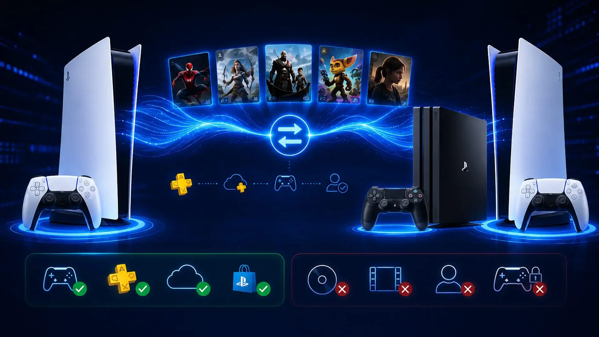 Как поделиться играми и PS Plus на PS5 и PS4 - изображение
