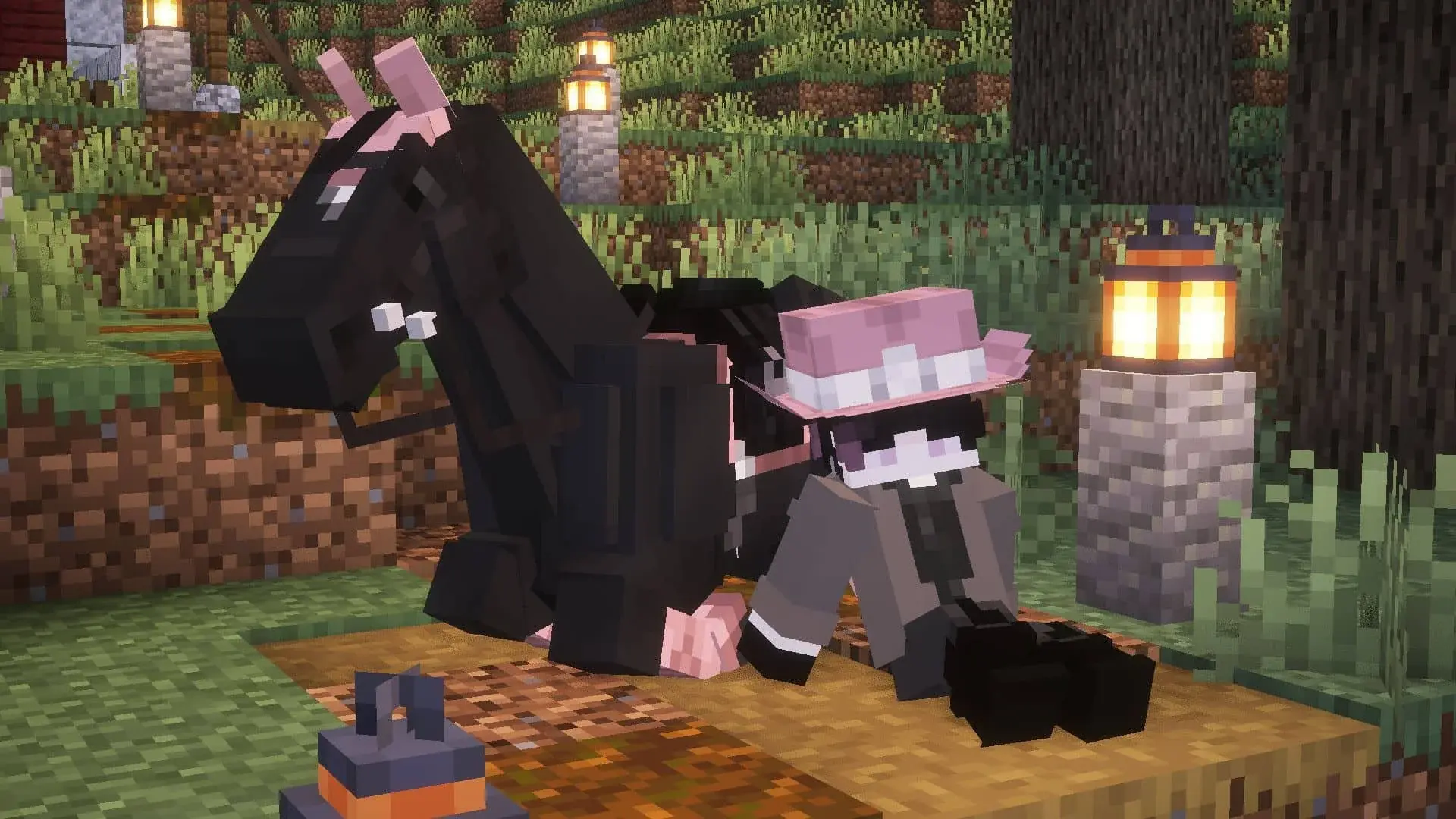 Minecraft. Как приручить лошадь: гайд по седлу и управлению на ПК - изображение