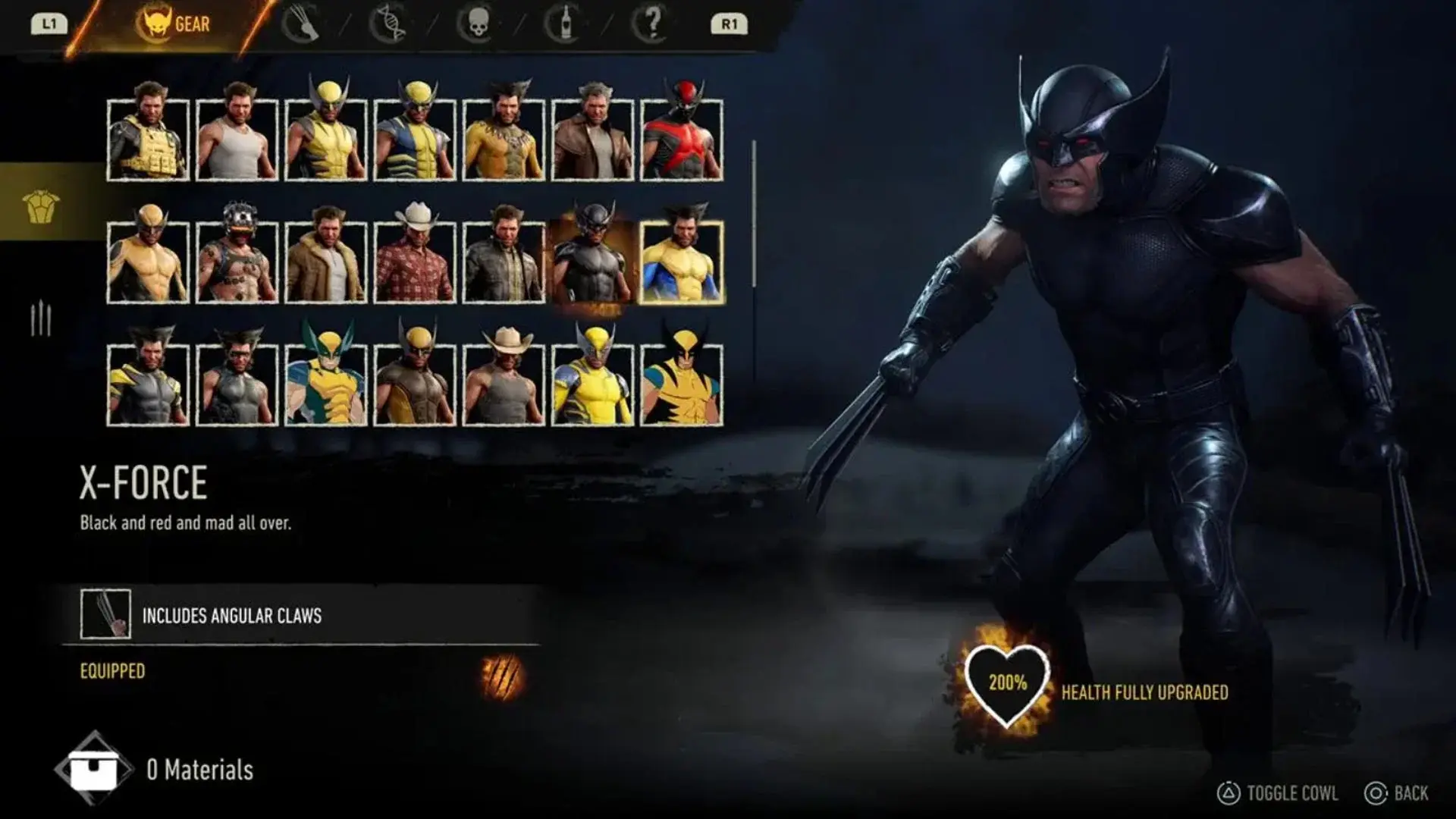 Marvel's Wolverine. Все костюмы и когти Росомахи - изображение