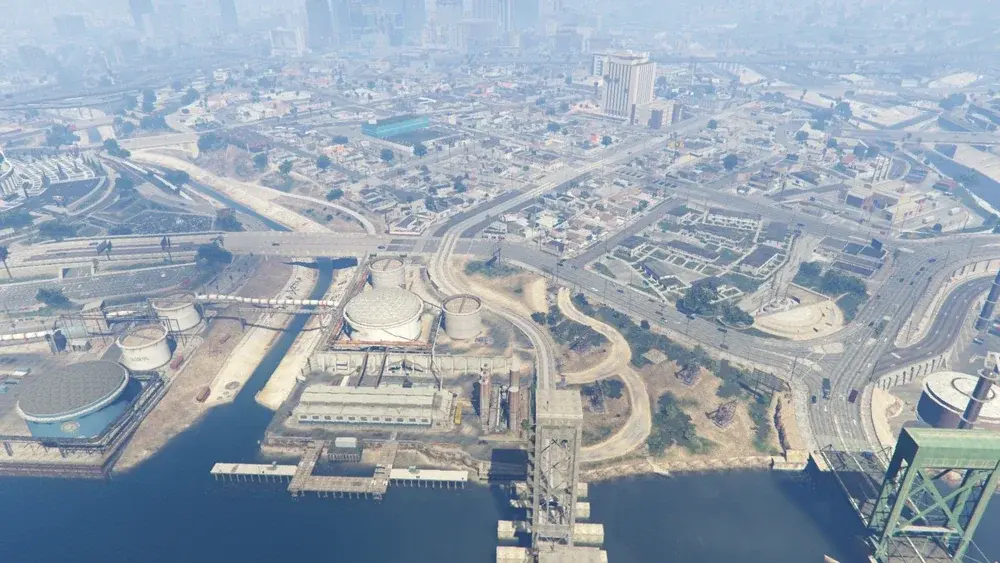 Карта GTA 5: районы Лос-Сантоса, гора Чилиад и острова - изображение