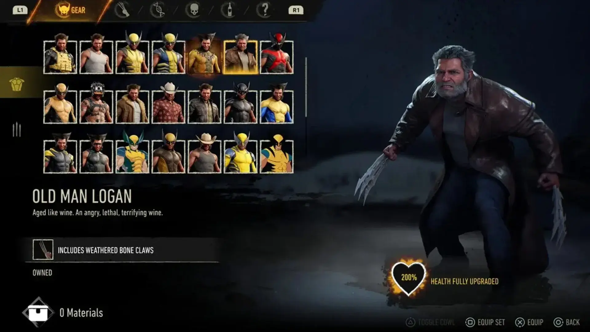 Marvel's Wolverine. Все костюмы и когти Росомахи - изображение