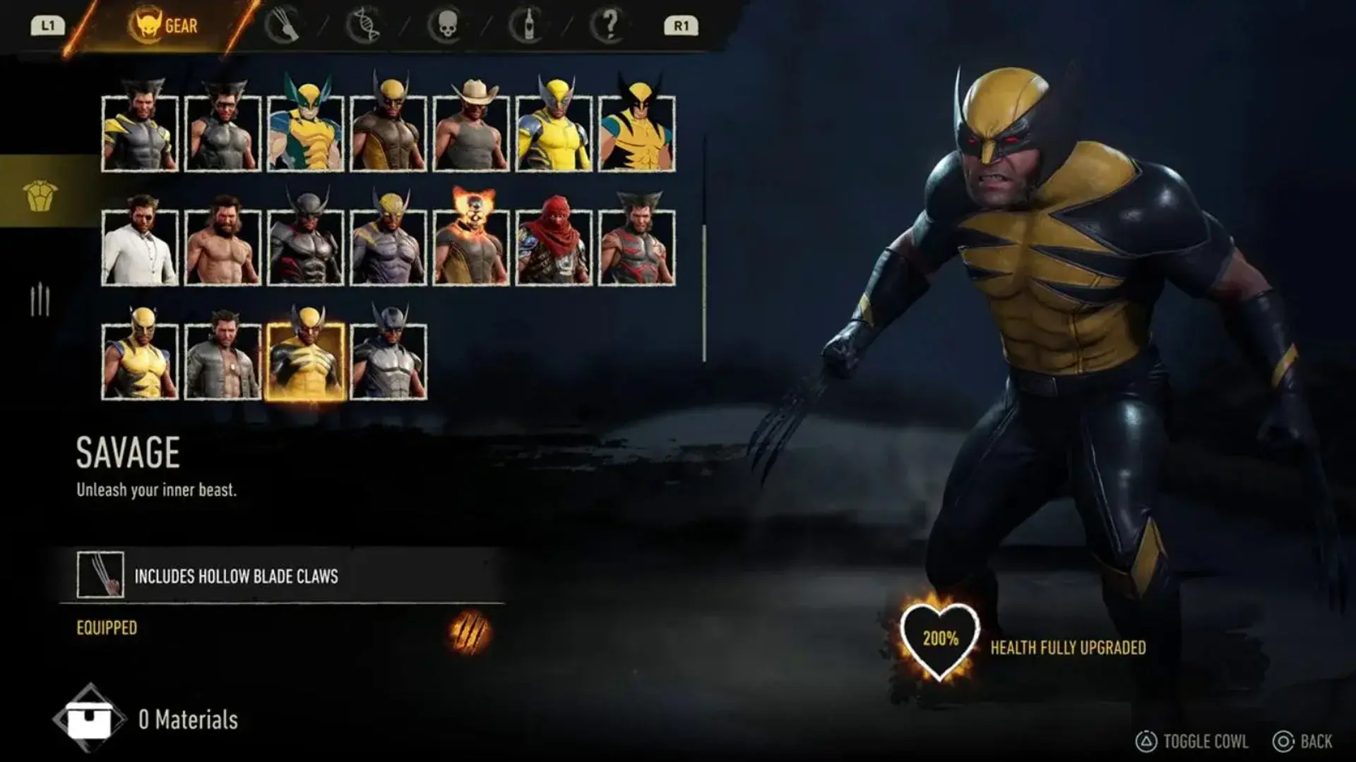 Marvel's Wolverine. Все костюмы и когти Росомахи - изображение