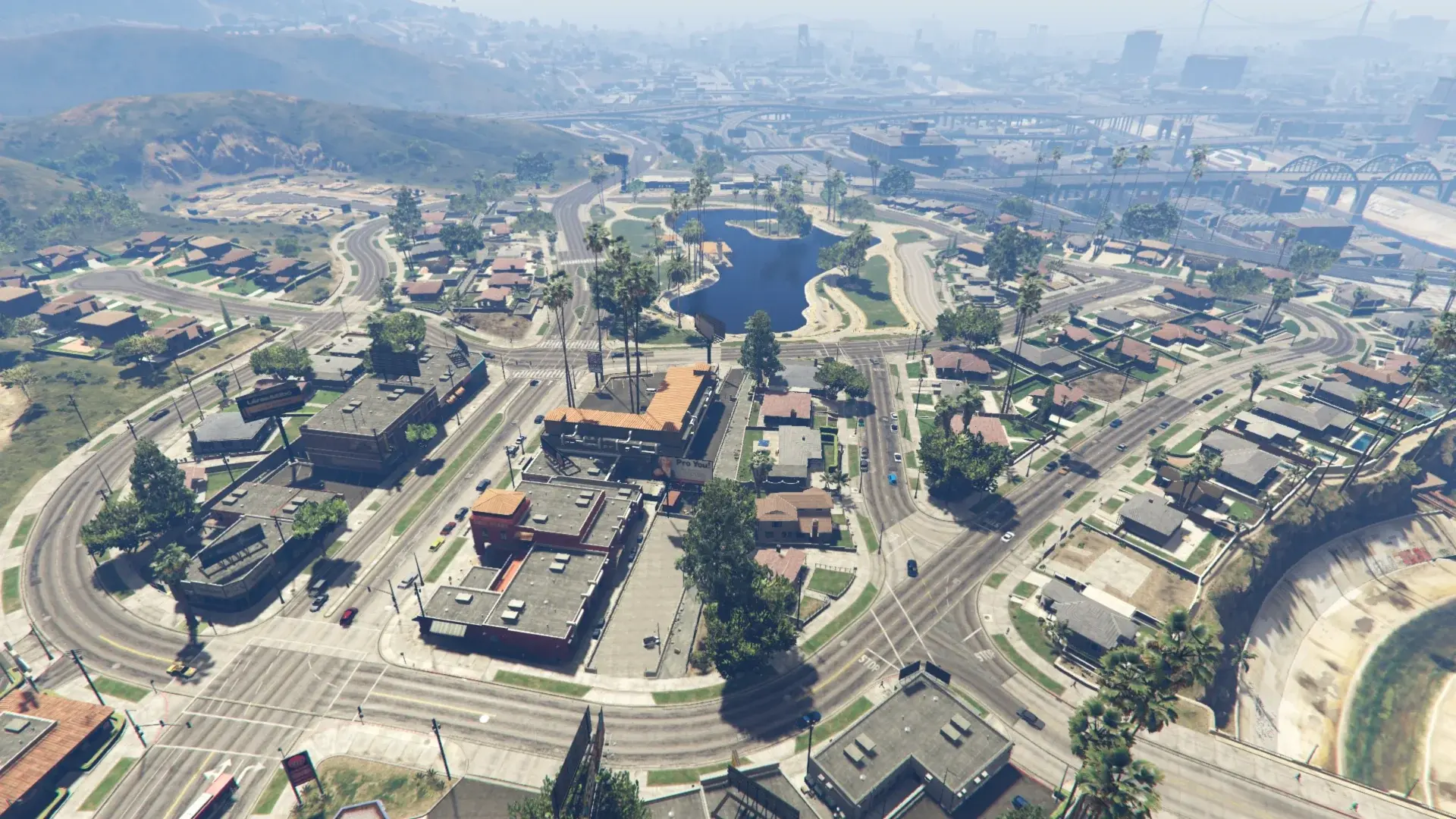 Карта GTA 5: районы Лос-Сантоса, гора Чилиад и острова - изображение