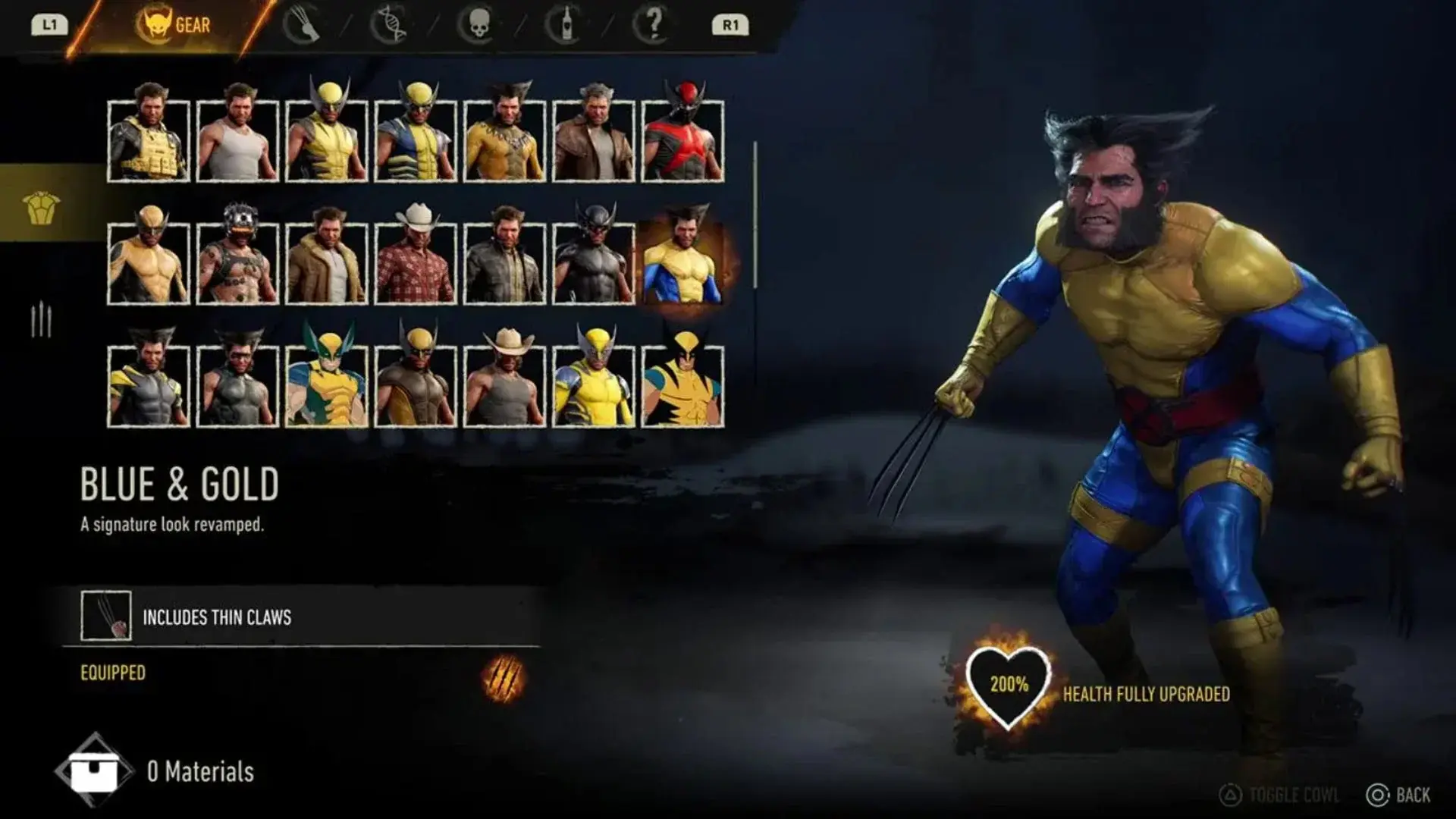 Marvel's Wolverine. Все костюмы и когти Росомахи - изображение