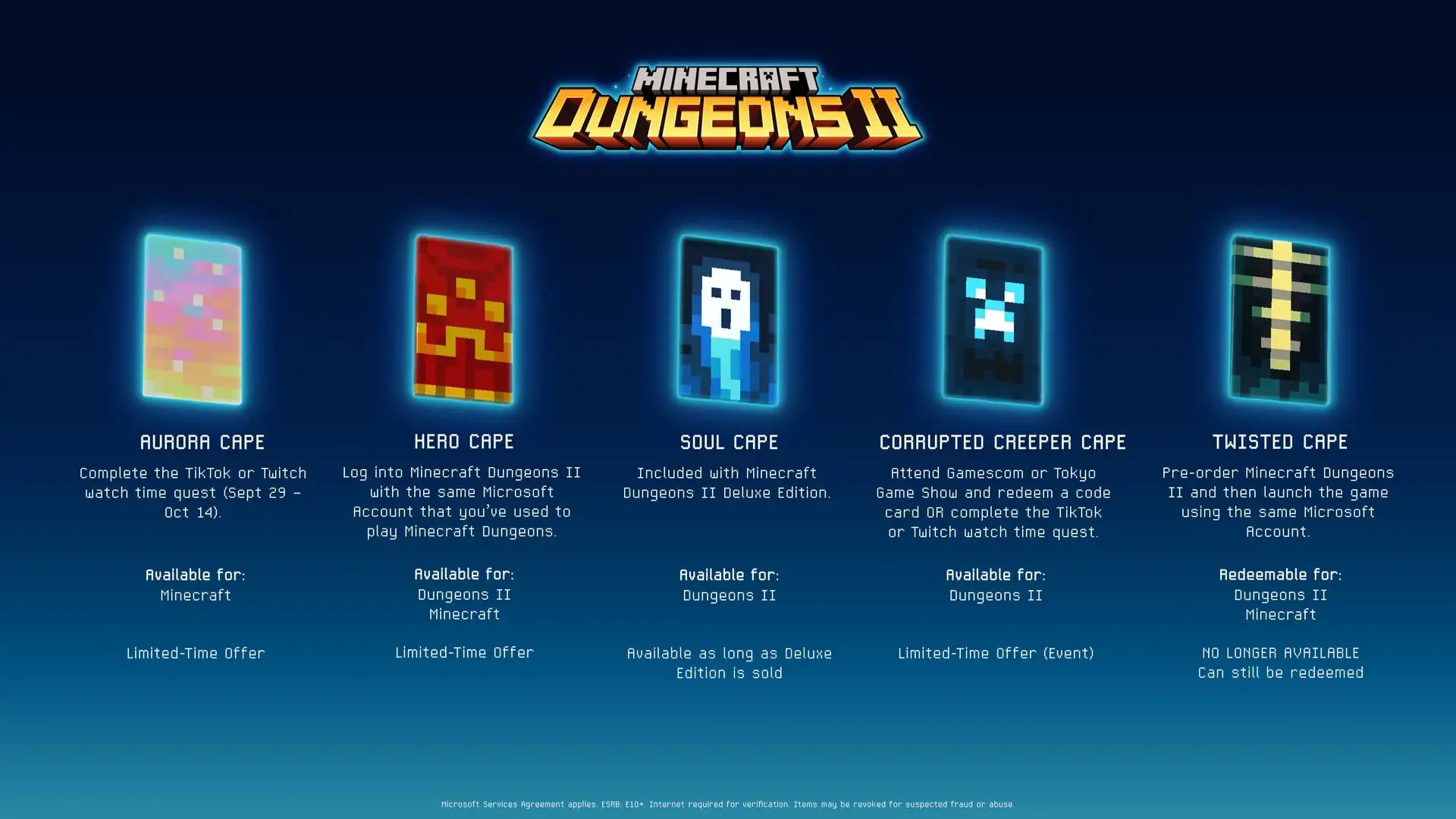 Minecraft Dungeons 2. Все плащи и как их получить - изображение