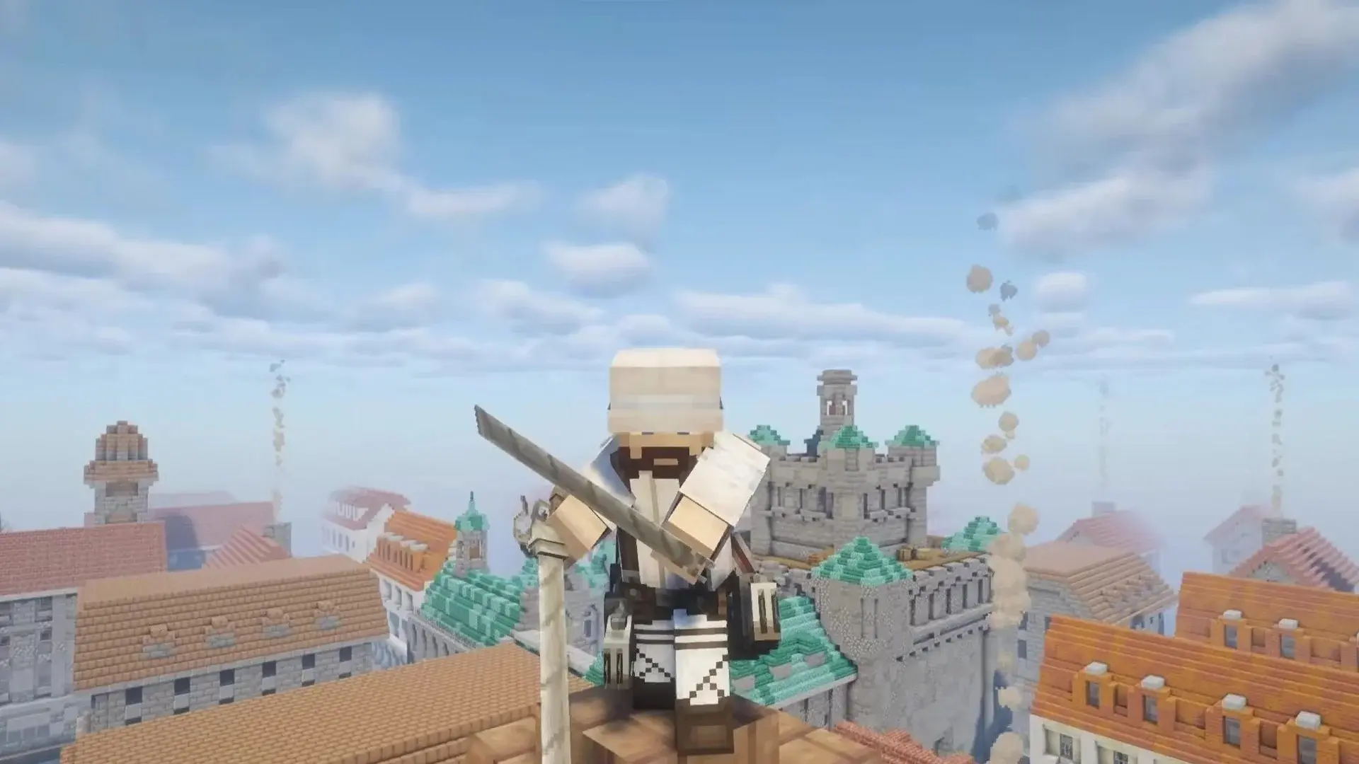 Minecraft. Лучшие аниме-моды: «Наруто», «Ван Пис» и титаны - изображение