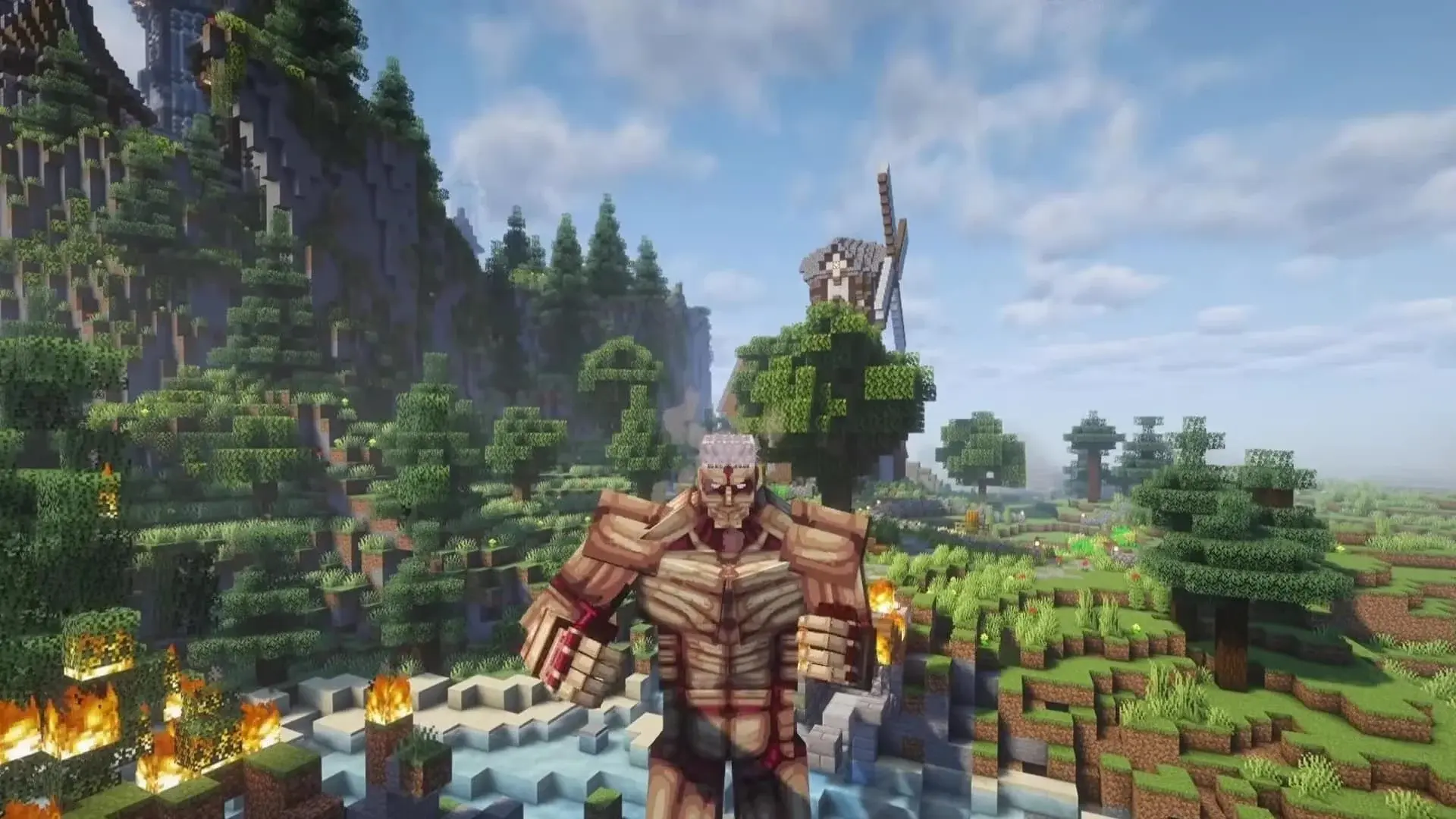Minecraft. Лучшие аниме-моды: «Наруто», «Ван Пис» и титаны - изображение