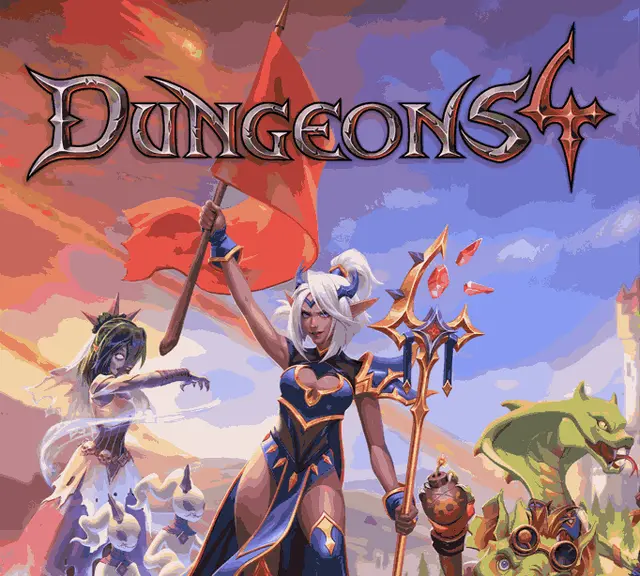 Логотип - Dungeons 4