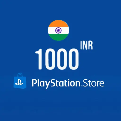 Логотип - Карта оплаты PS Store 1000 INR (Индия)