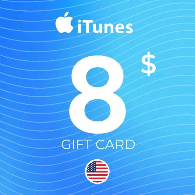 Логотип - Подарочная карта Apple App Store & iTunes 8 USD (США)