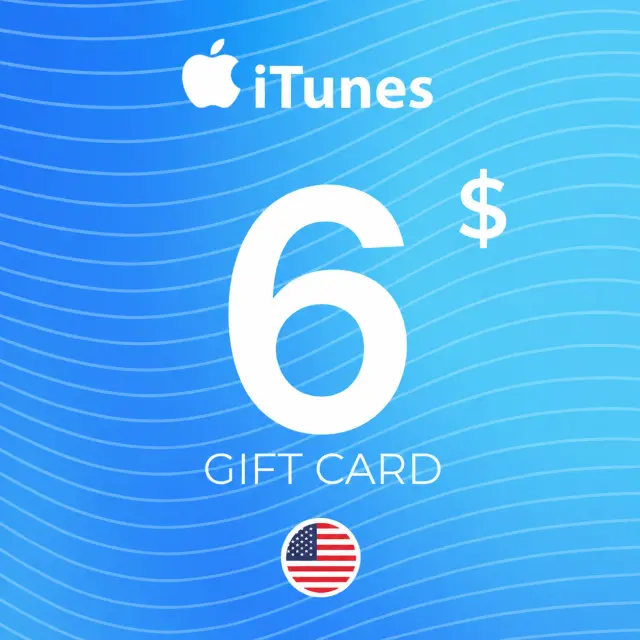Логотип - Подарочная карта Apple App Store & iTunes 6 USD (США)