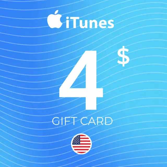 Логотип - Подарочная карта Apple App Store & iTunes 4 USD (США)