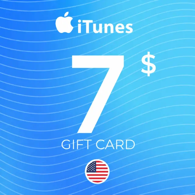 Логотип - Подарочная карта Apple App Store & iTunes 7 USD (США)