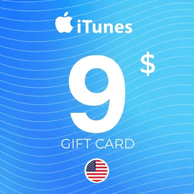 Логотип - Подарочная карта Apple App Store & iTunes 9 USD (США)