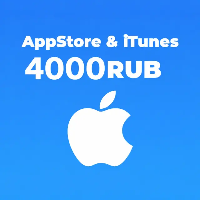 Логотип - Подарочная карта Apple App Store & iTunes 4000 RUB (Россия)