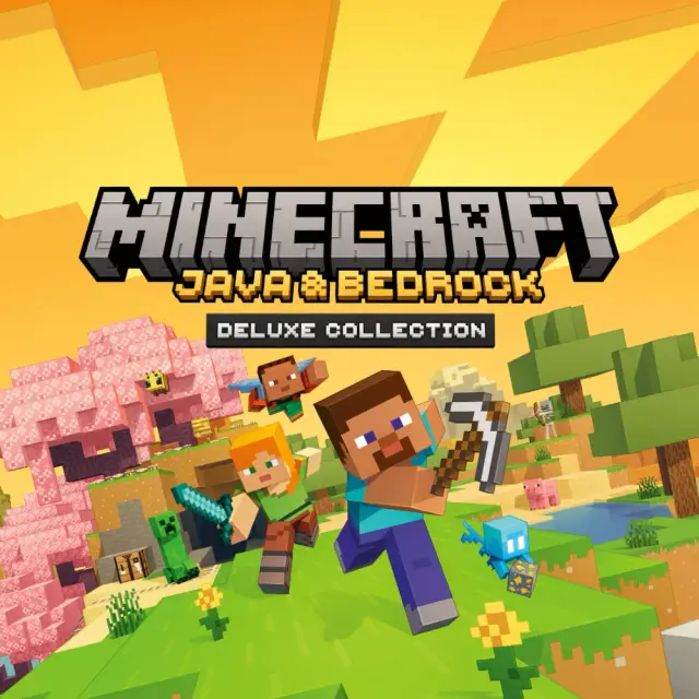 Логотип - Minecraft: Java & Bedrock Edition Deluxe Collection